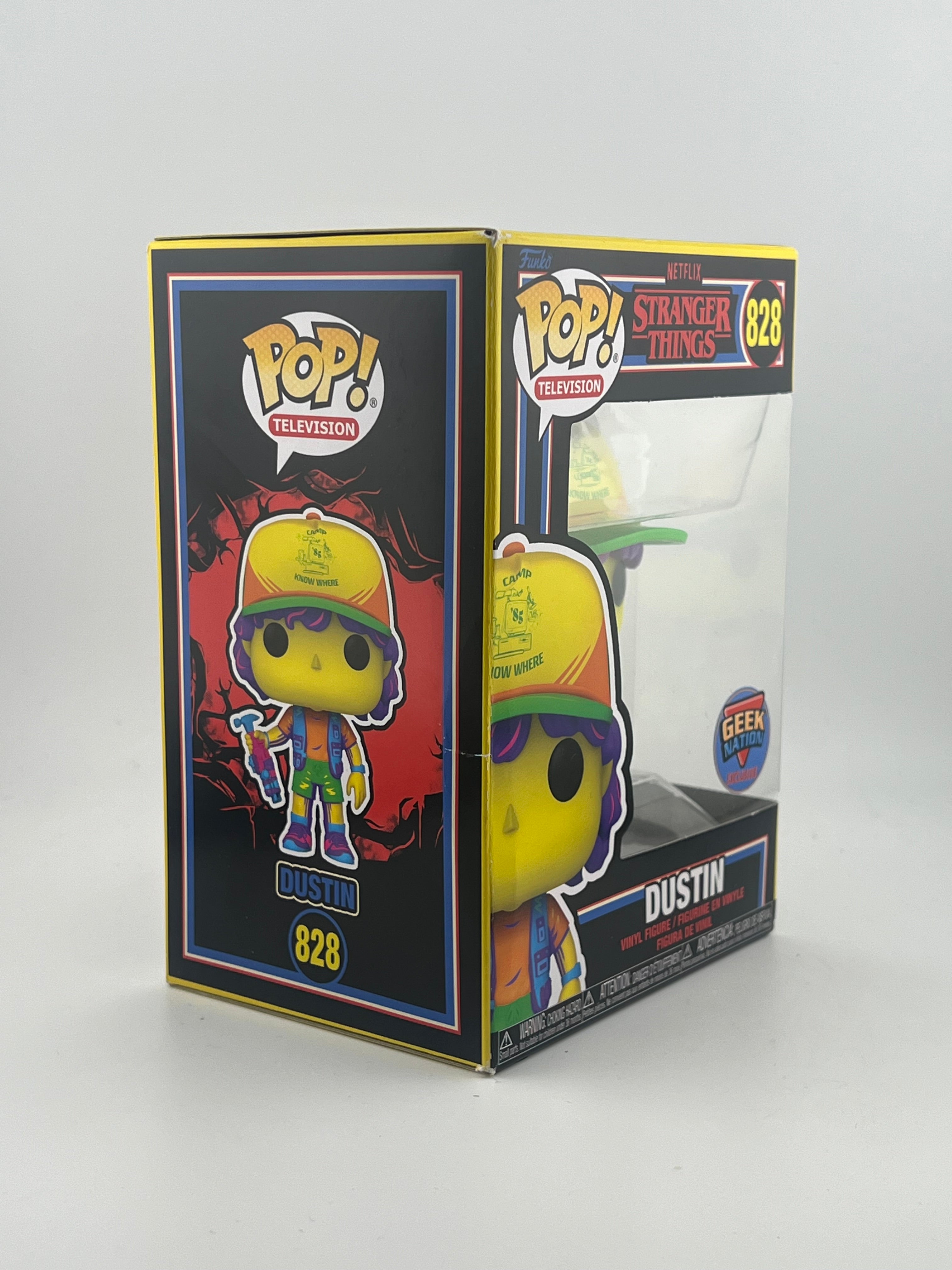 Funko Pop! DUSTIN 828 GEEK NATION EXCLUSIVE -STRANGER THINGS