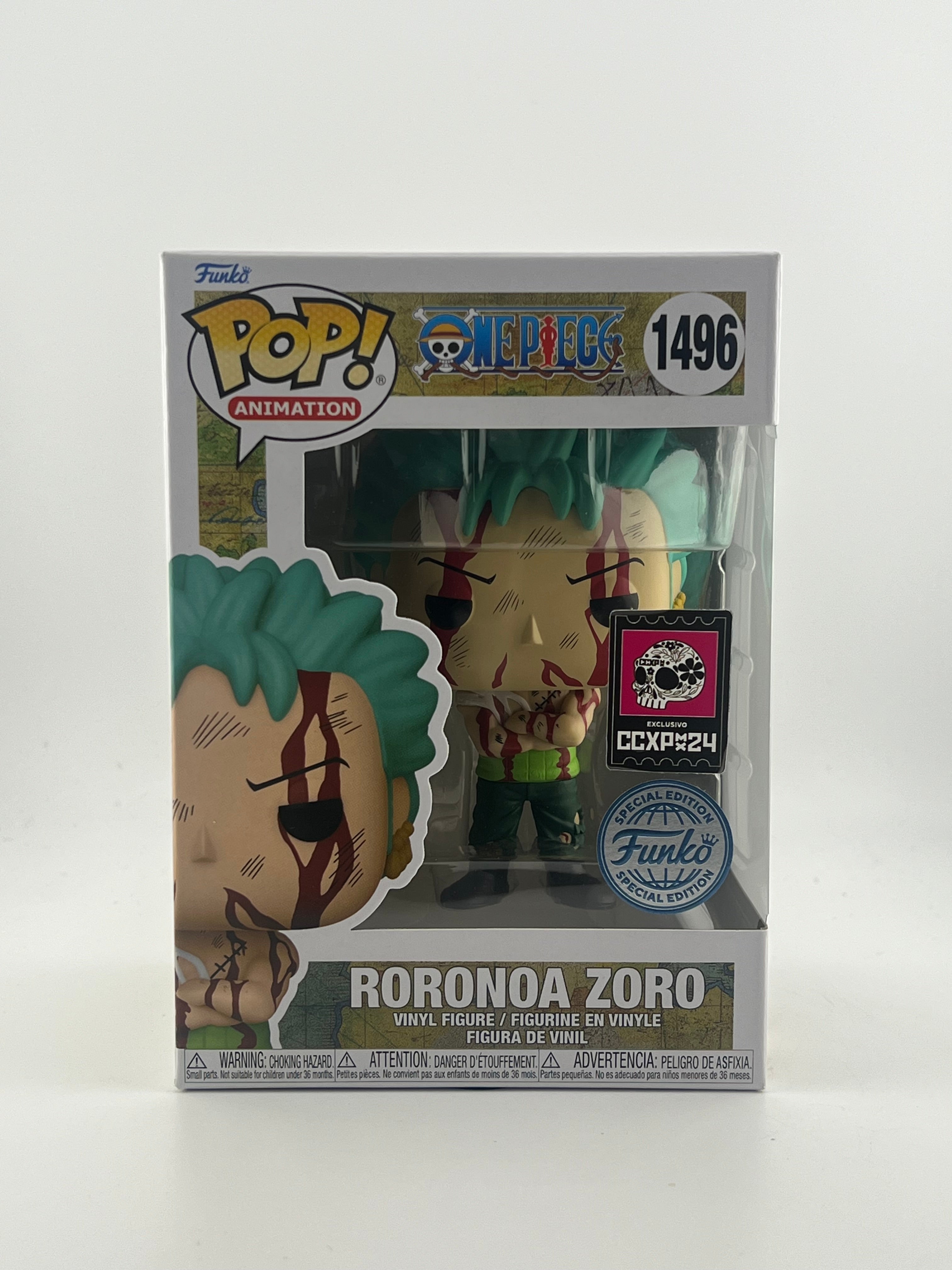 Funko Pop! RORONOA ZORO 1496 CCXP Special edition EXCLUSIVE