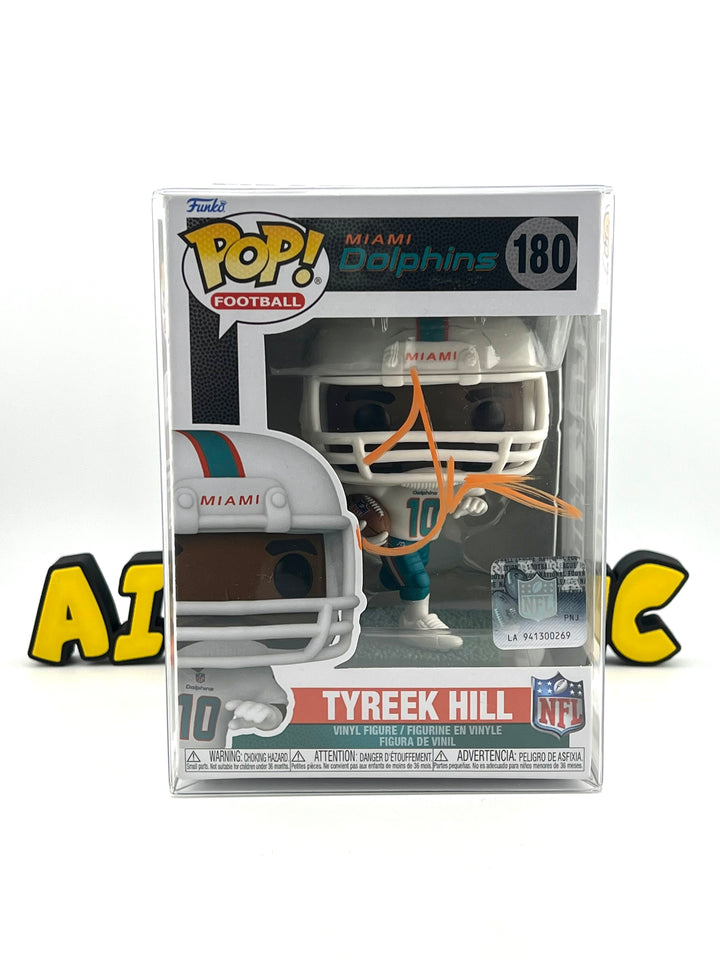 Tyreek Hill 180 Autographed + Beckett Certified - Funko Pop!