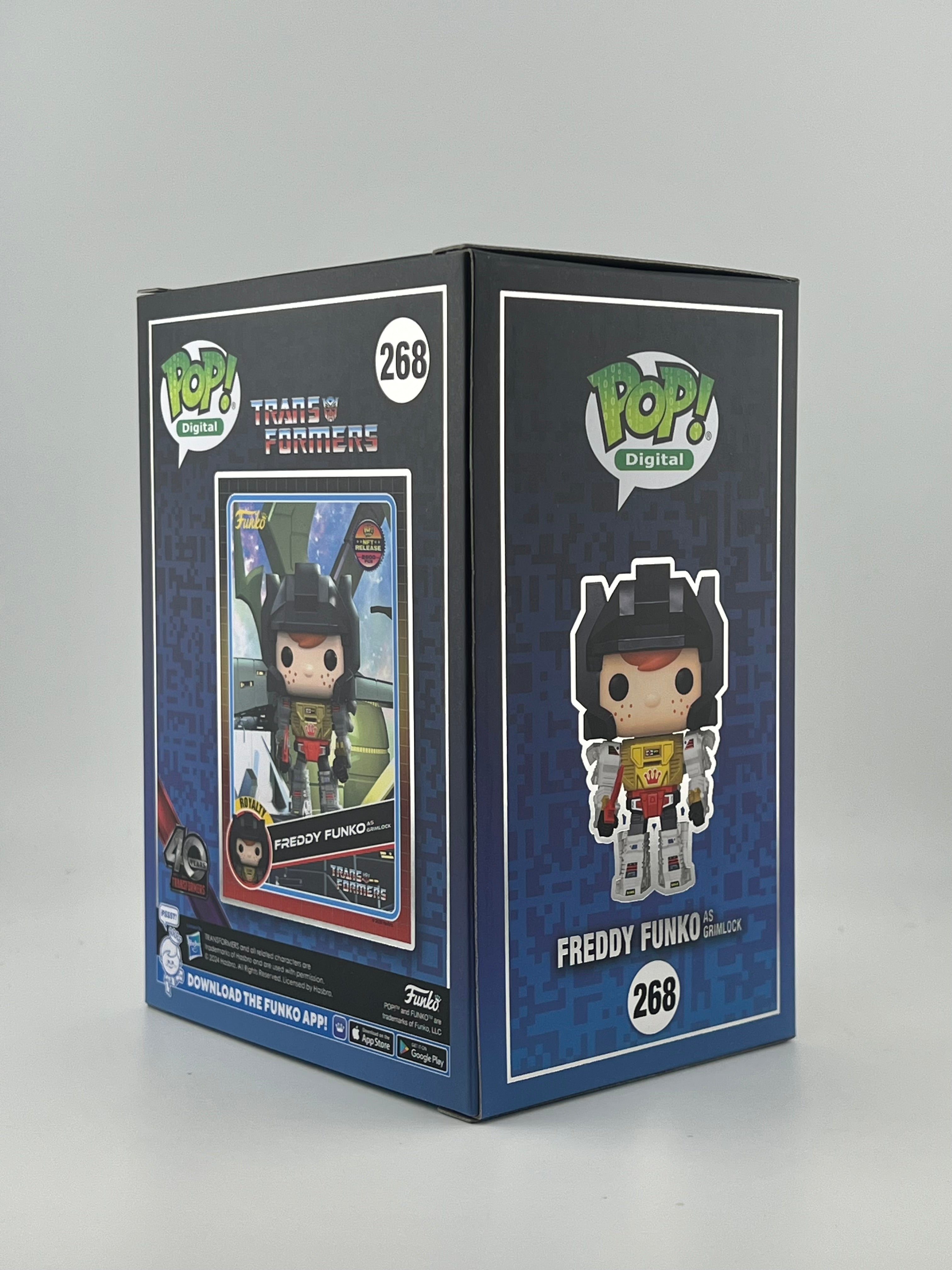 Funko Pop! FREDDY FUNKO AS GRIMLOCK 268 NFT LE2600
