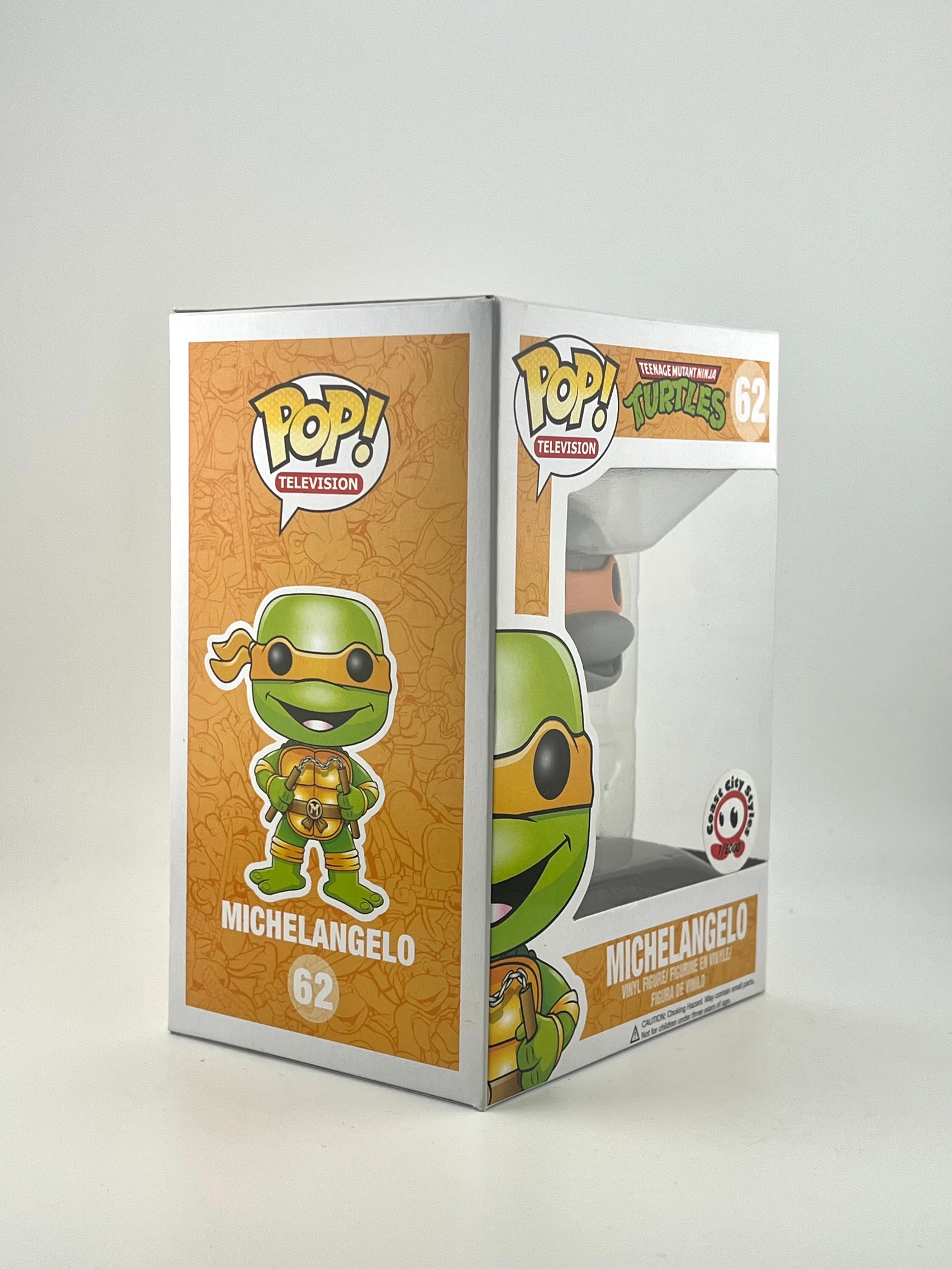 Funko Pop! MICHELANGELO 62 COAST CITY STYLES EXCLUSIVE