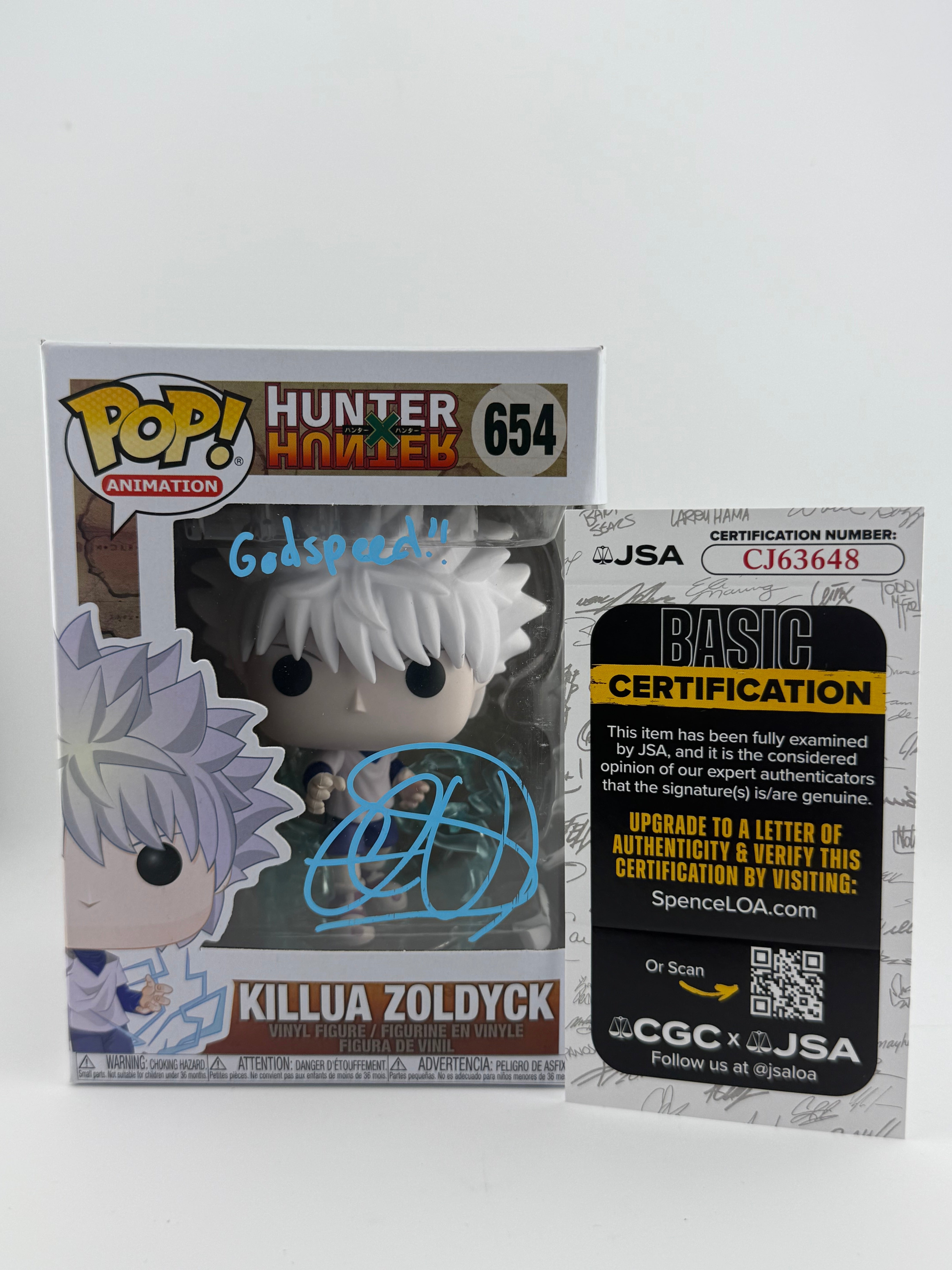 Funko POP! SIGNED KILLUA ZOLDYCK 654