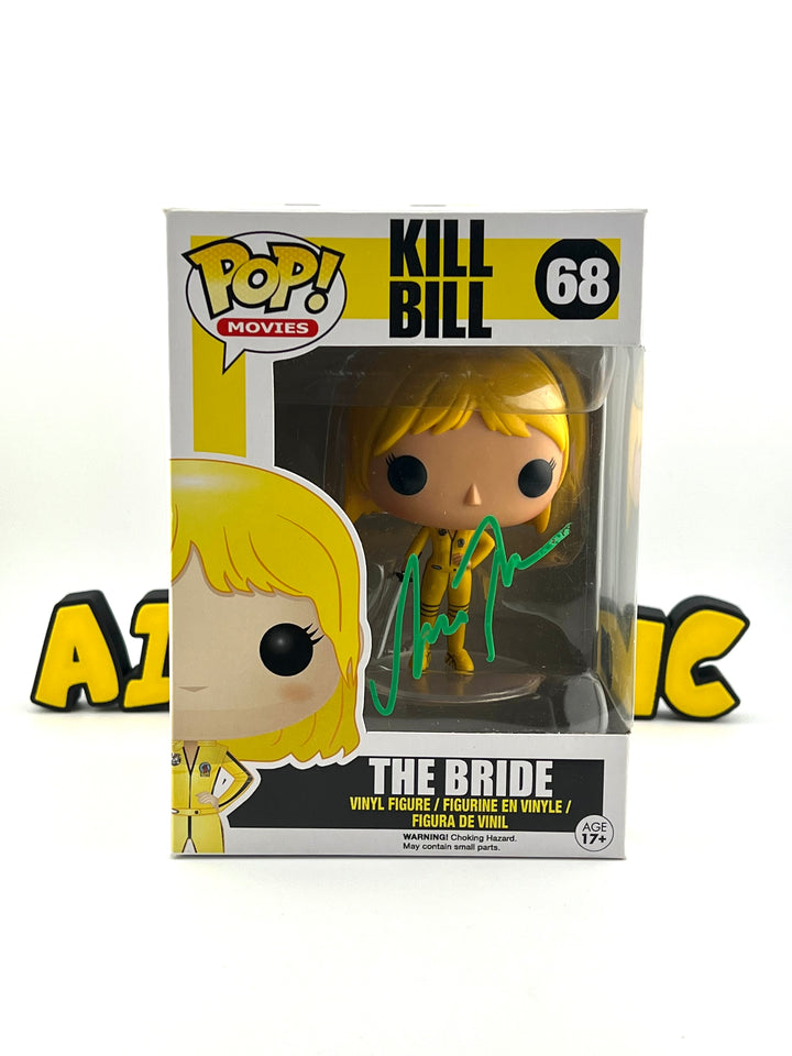 Funko Pop! The Bride 68 - Autographed By Uma Thurman (Beckett Authenticated) - Kill Bill