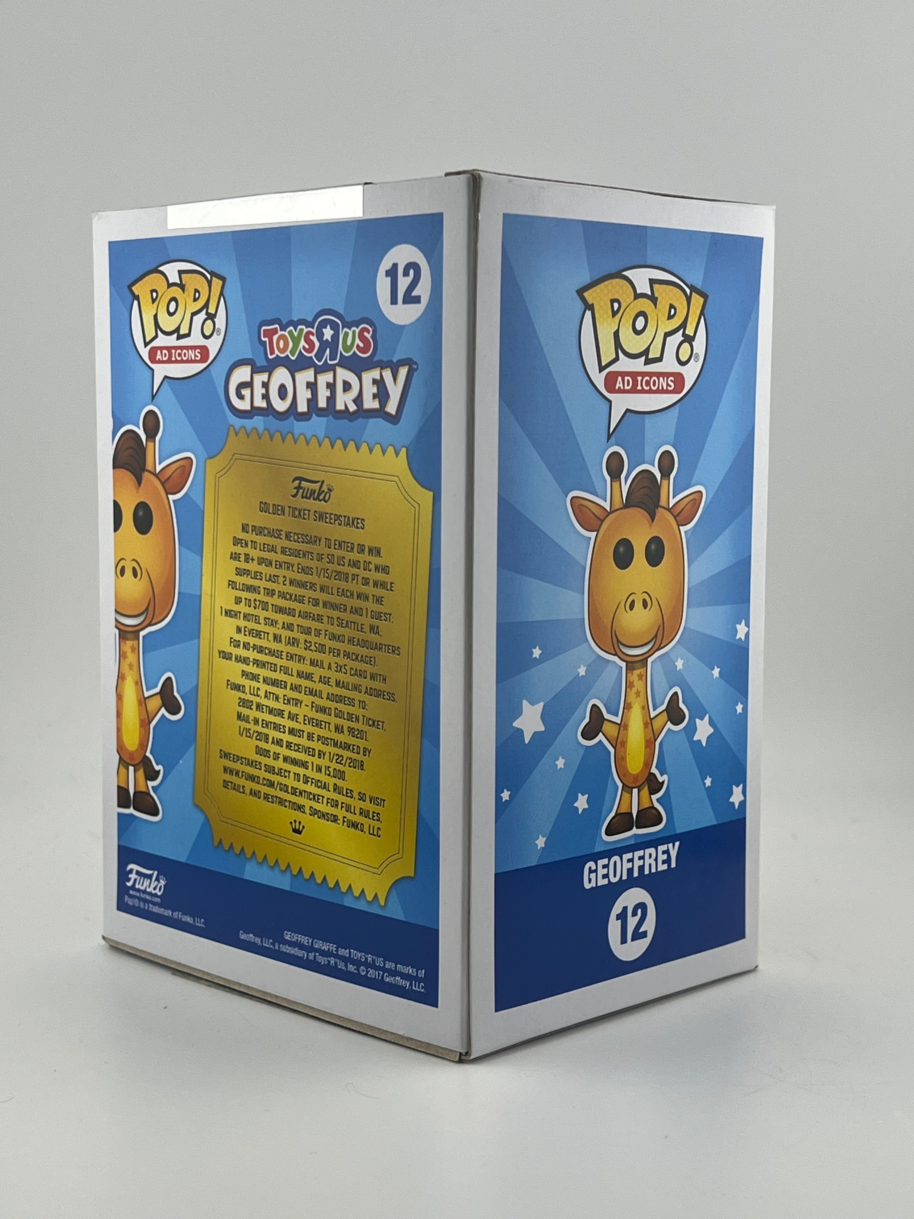 Funko Pop - GEOFFREY 12 TOYSRUS GOLDEN TICKET