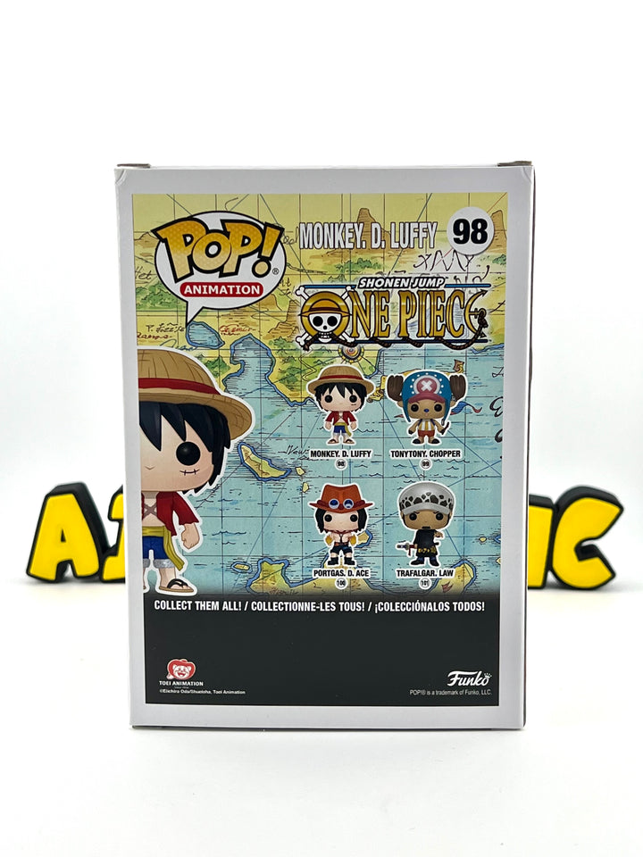 Monkey D. Luffy 98 - Autographed By Colleen Clinkenbeard + JSA Authentication - One Piece - Funko Pop!