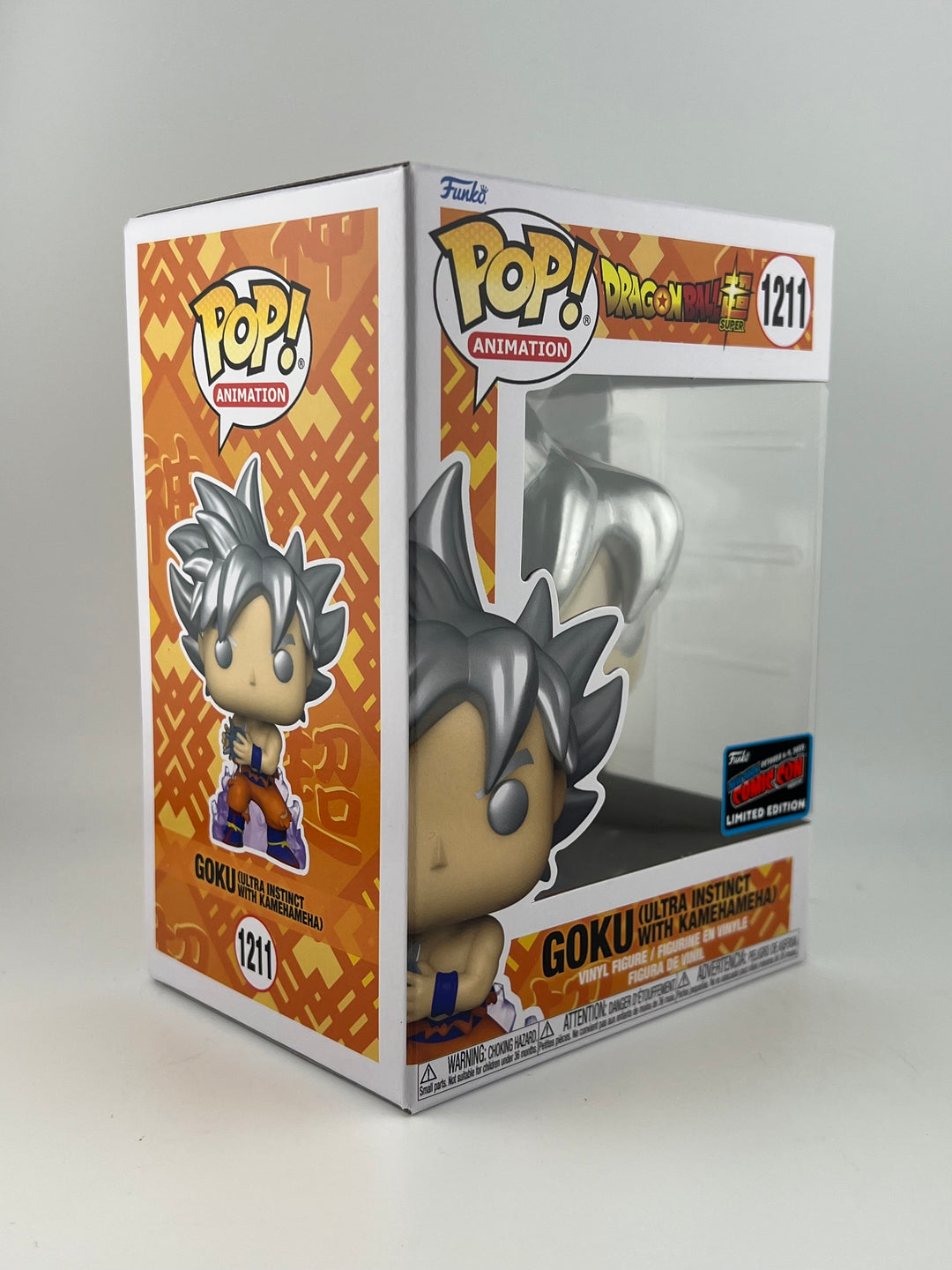 Funko pop! Goku (ultra instinct with Kamehameha) 1211 NYCC exclusive