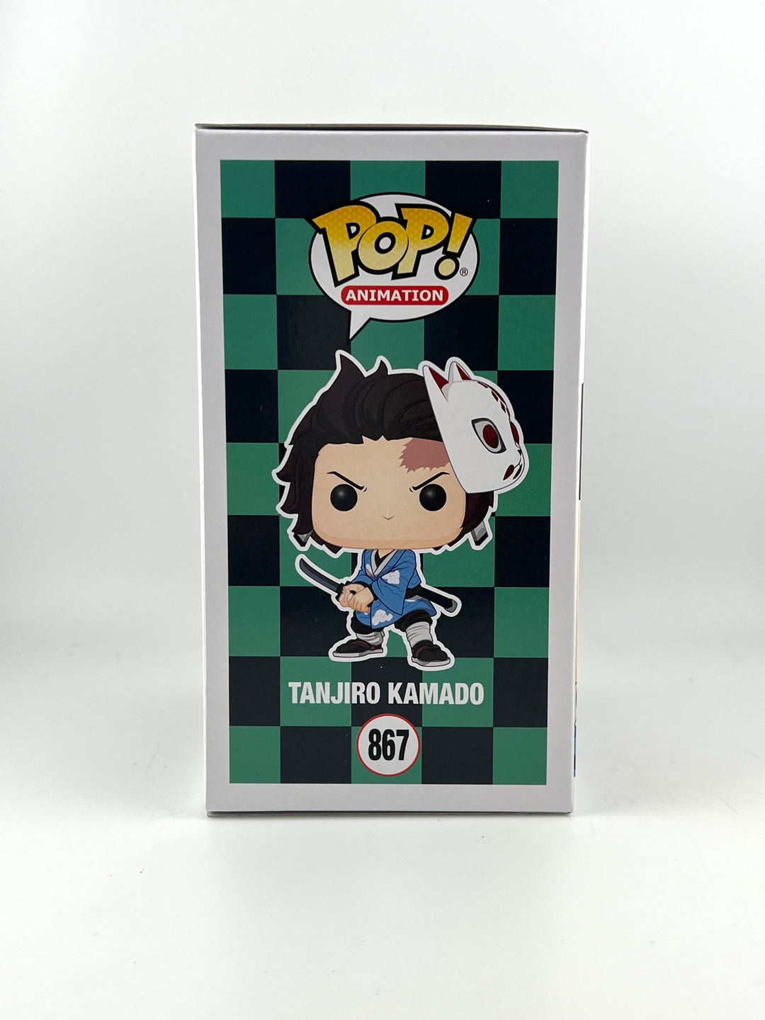 Funko Pop! Tanjiro Kamado 867 Hot Topic Exclusive autographed by Zach Aguilar jsa authenticated