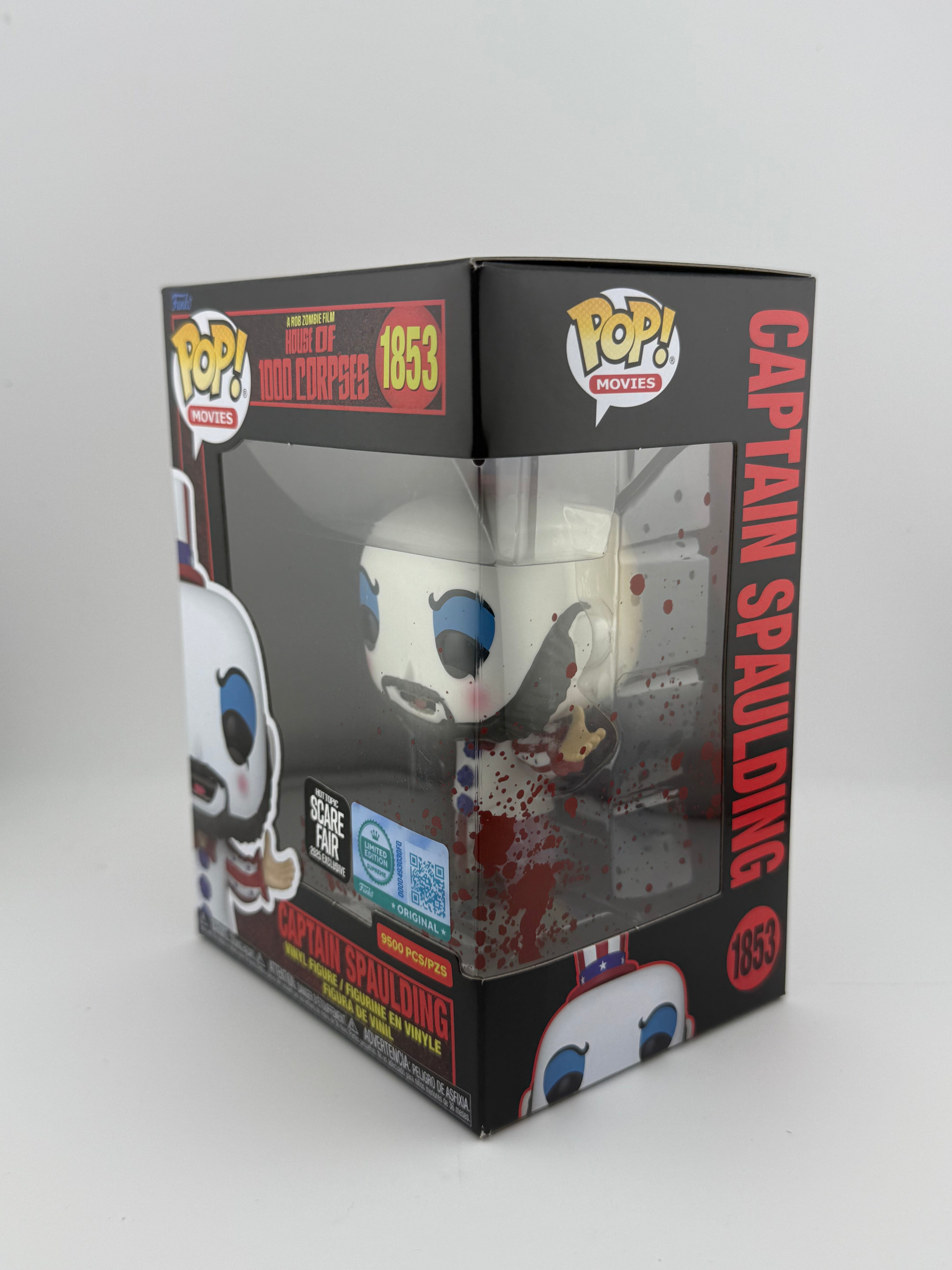 Funko POP! CAPTAIN SPAULDING 1853 SCARE FAIR EXCLUSIVE 2025 LE 9500