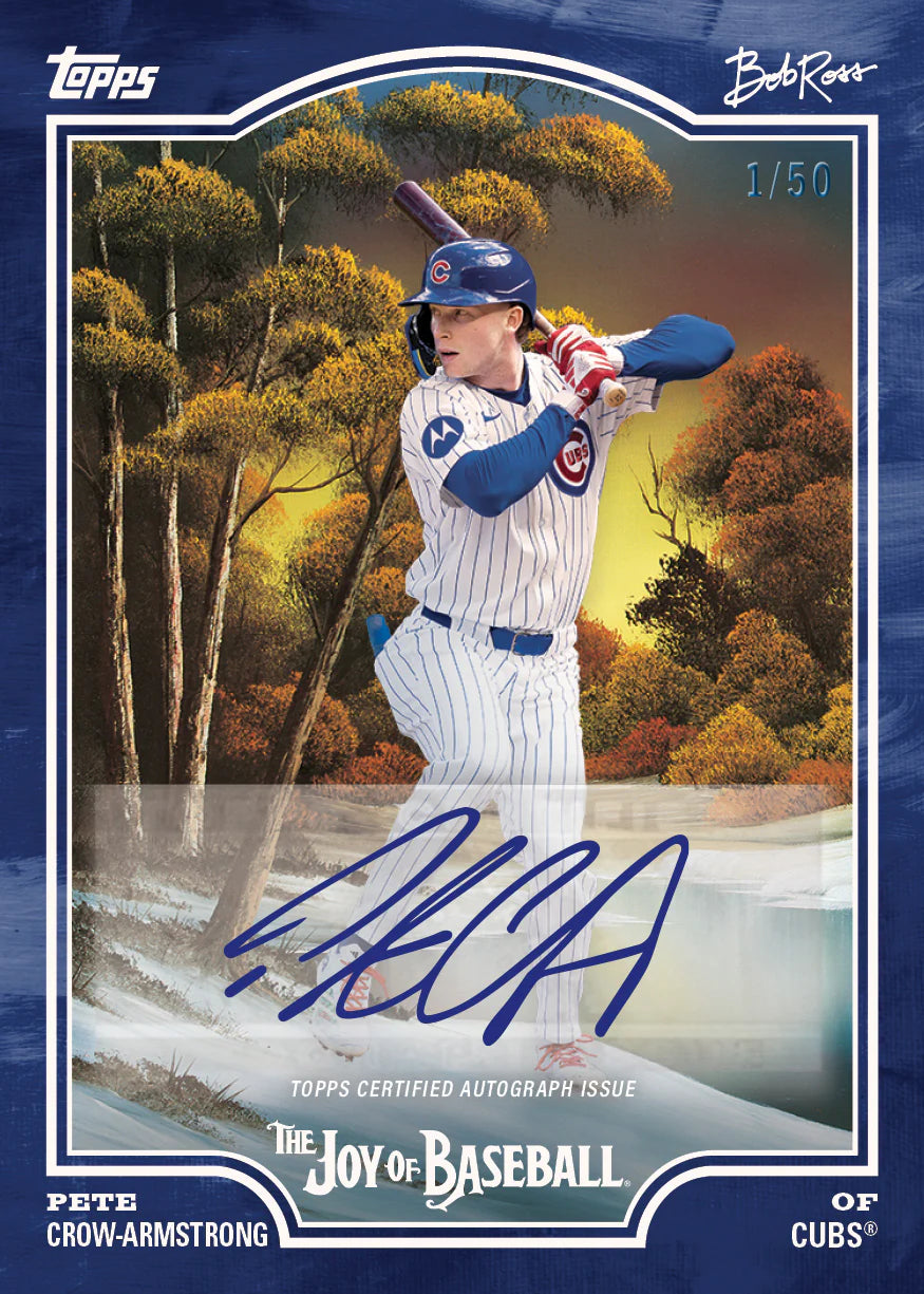 2025 Topps x Bob Ross: The Joy of Baseball - Collectors Box