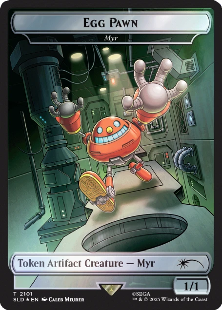 Magic the Gathering Secret Lair x Sonic the Hedgehog: Turbo Gear - Foil Edition