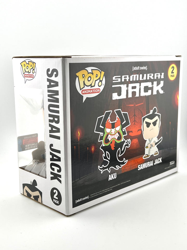 Aku & Samurai Jack (2 Pack) - 2019 Convention Exclusive - Funko Pop!