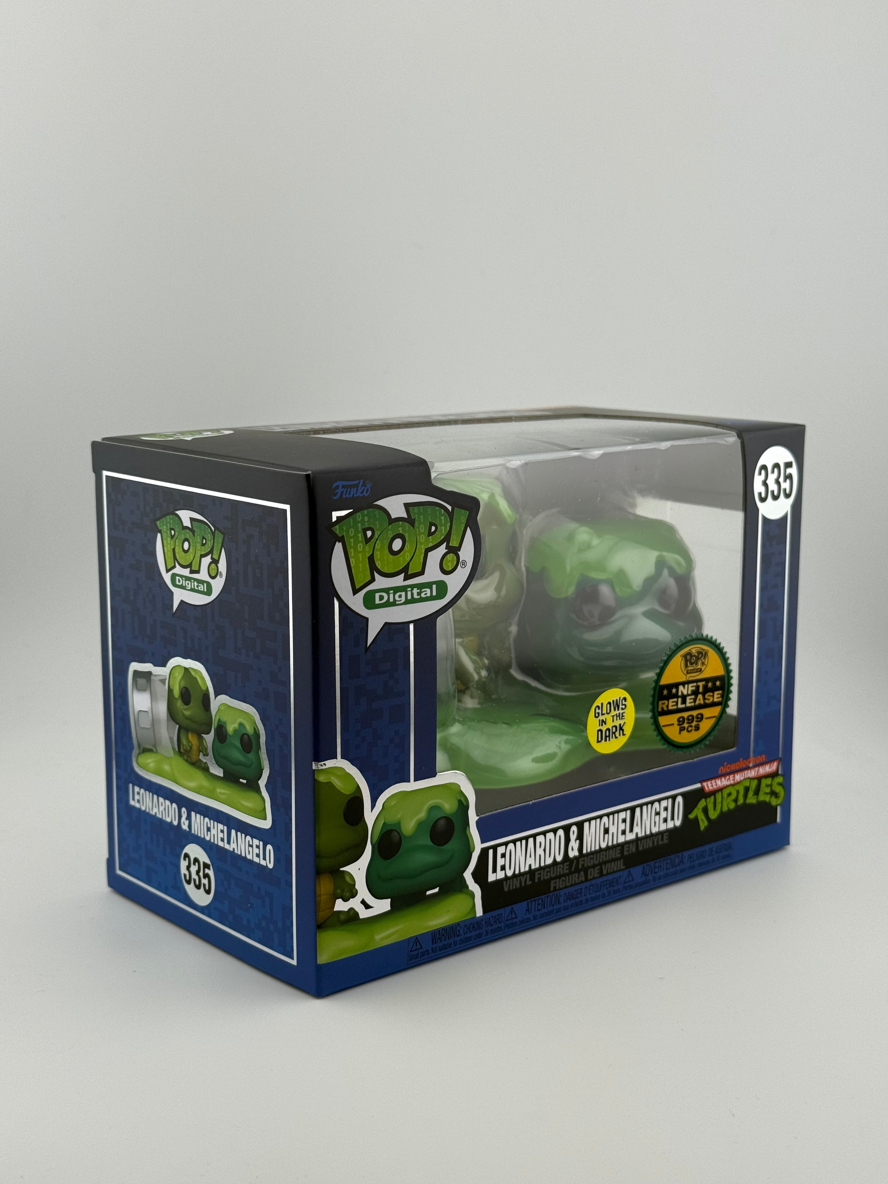 Funko Pop! Leonardo & Michelangelo 335 NFT GRAIL