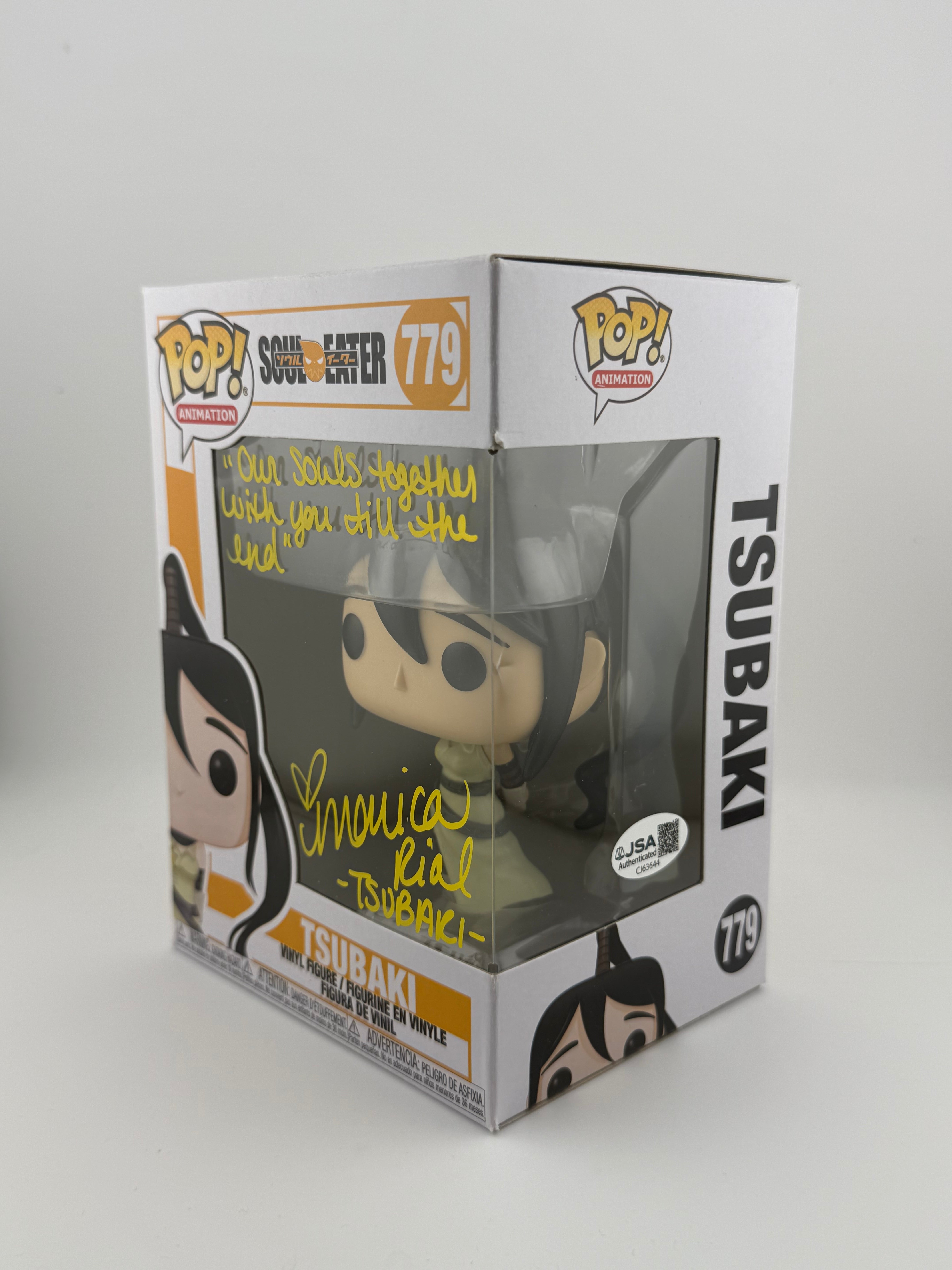 Funko POP! SIGNED TSUBAKI 779 (MONICA RIAL) + JSA