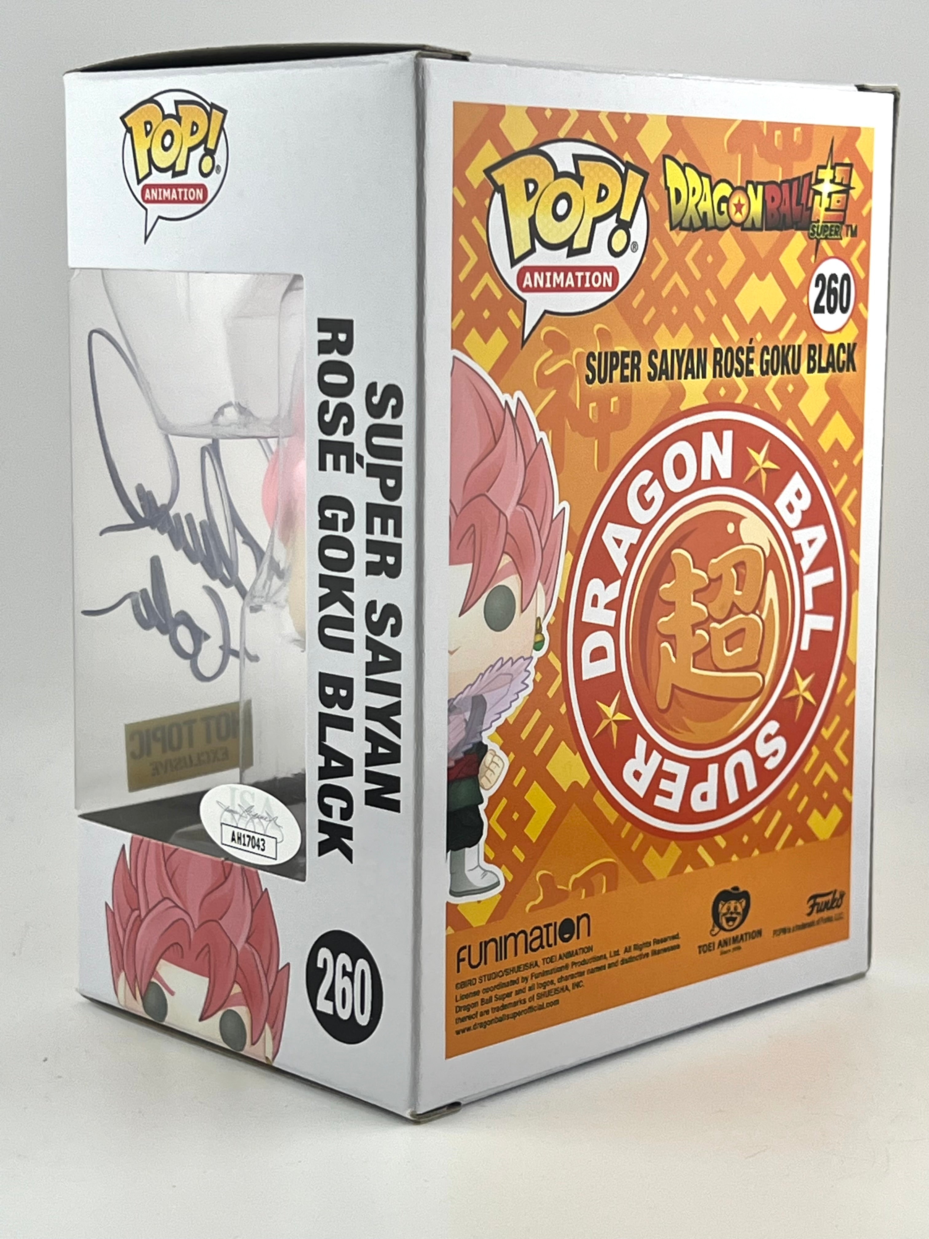 Funko Pop! SUPER SAIYAN ROSE GOKU BLACK 260 HOT TOPIC AUTO