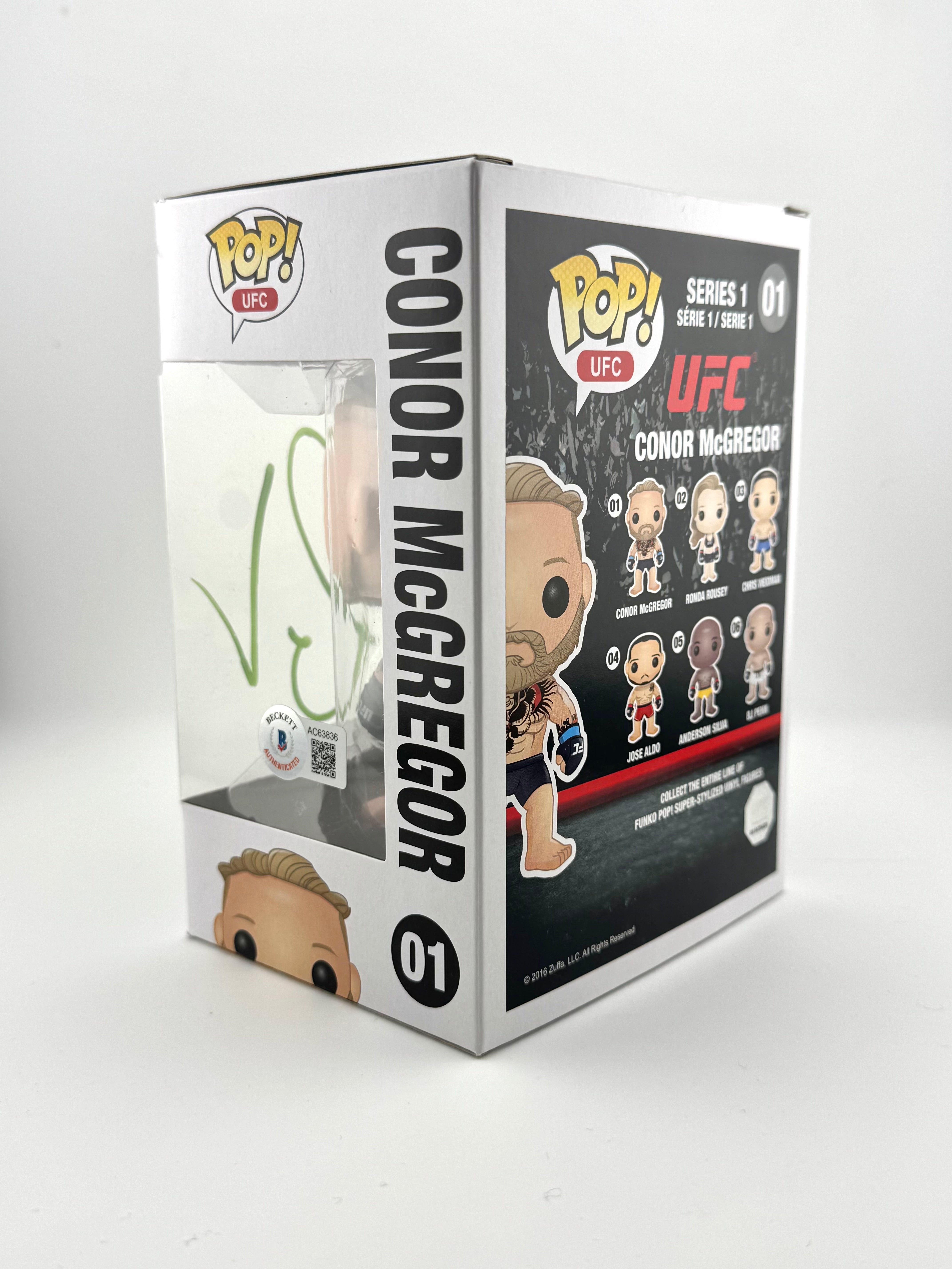 Funko Pop! CONOR MCGREGOR 01 Signed COA