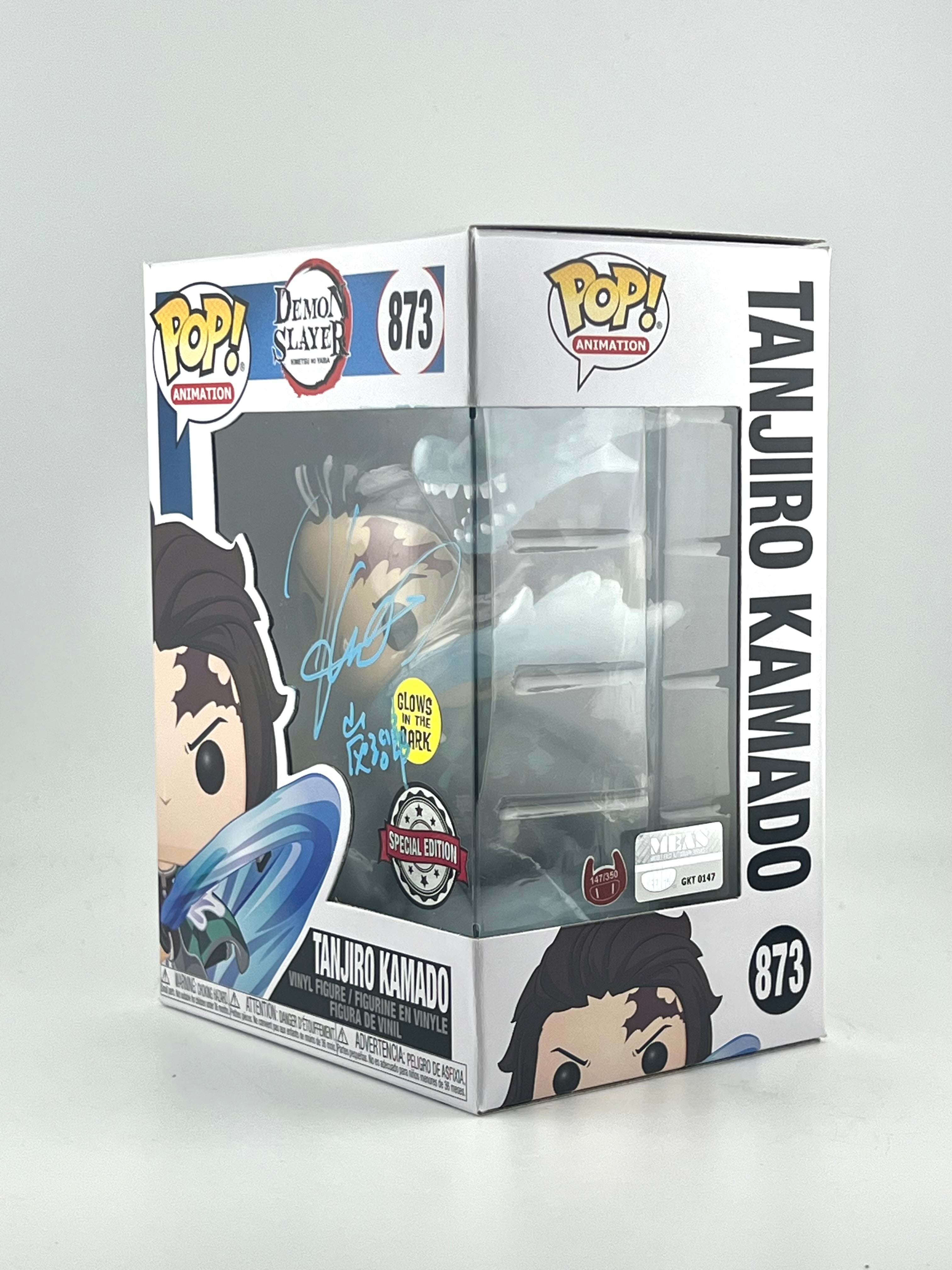Funko Pop! TANJIRO KAMADO 873 GITD SPECIAL EDITION AUTO