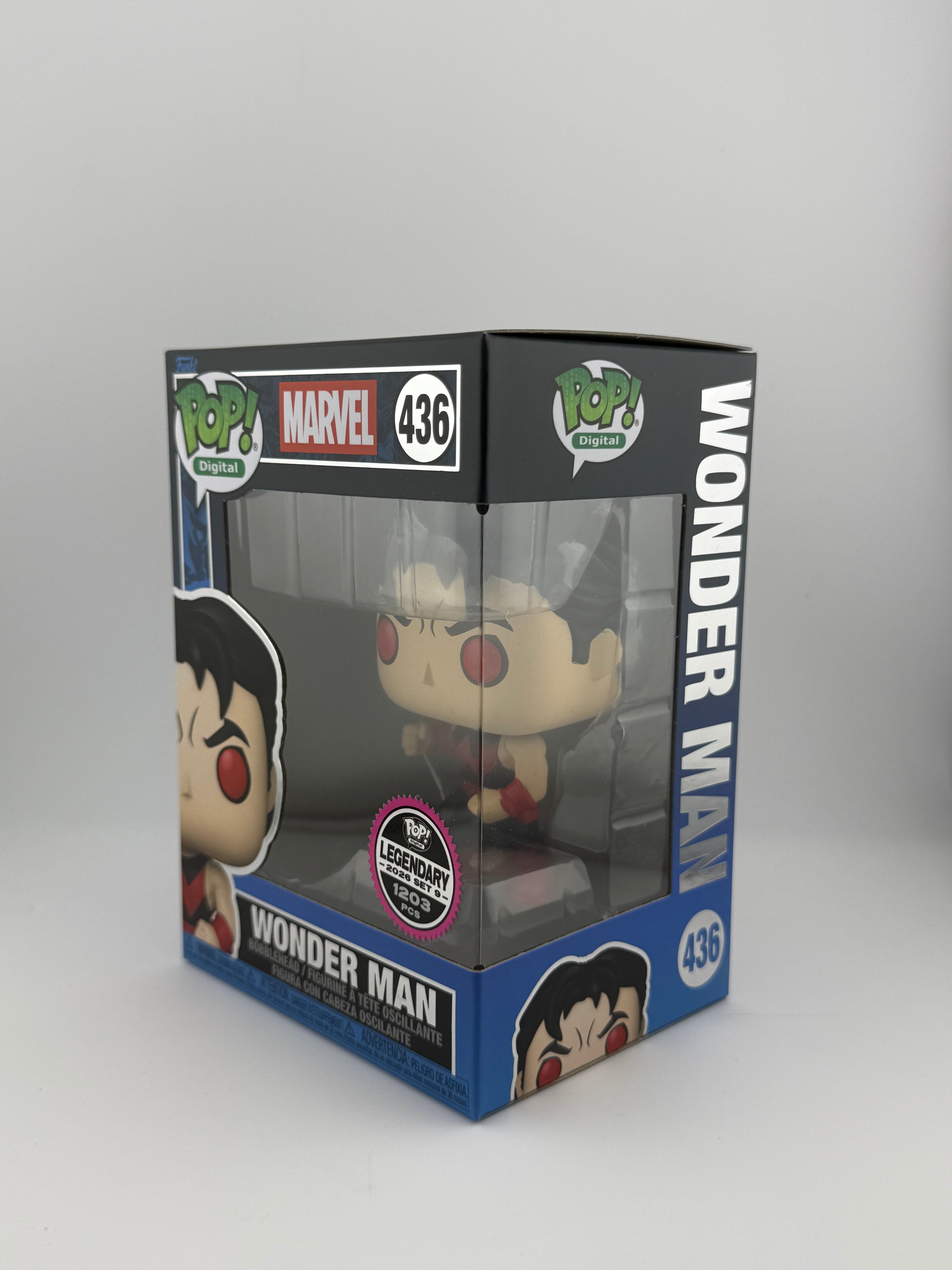 Funko POP! WONDER MAN 436 NFT EXCLUSIVE LE 1203
