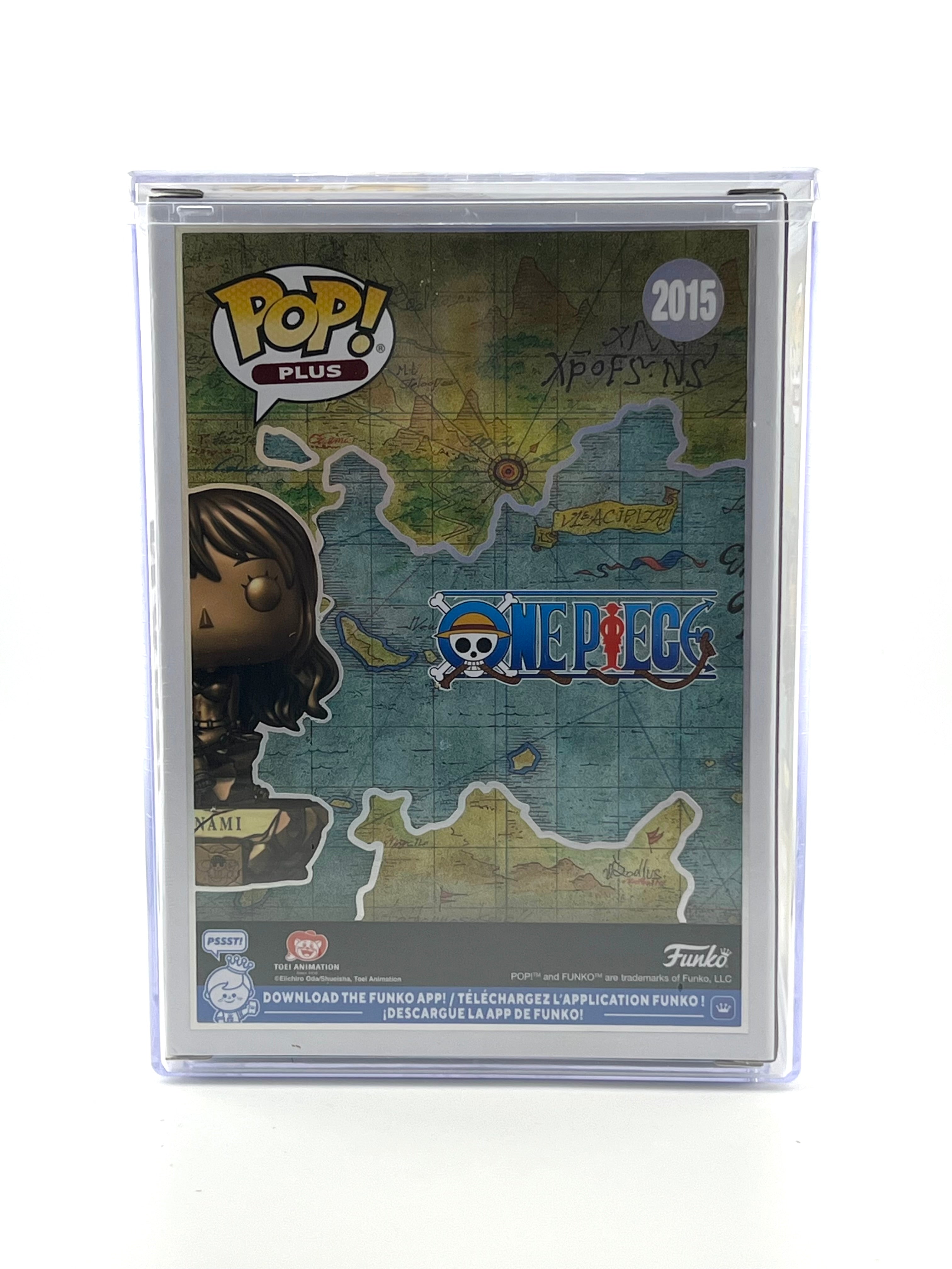 Pop! Plus Nami Statue (Bronze) with Pop! Protector - One Piece