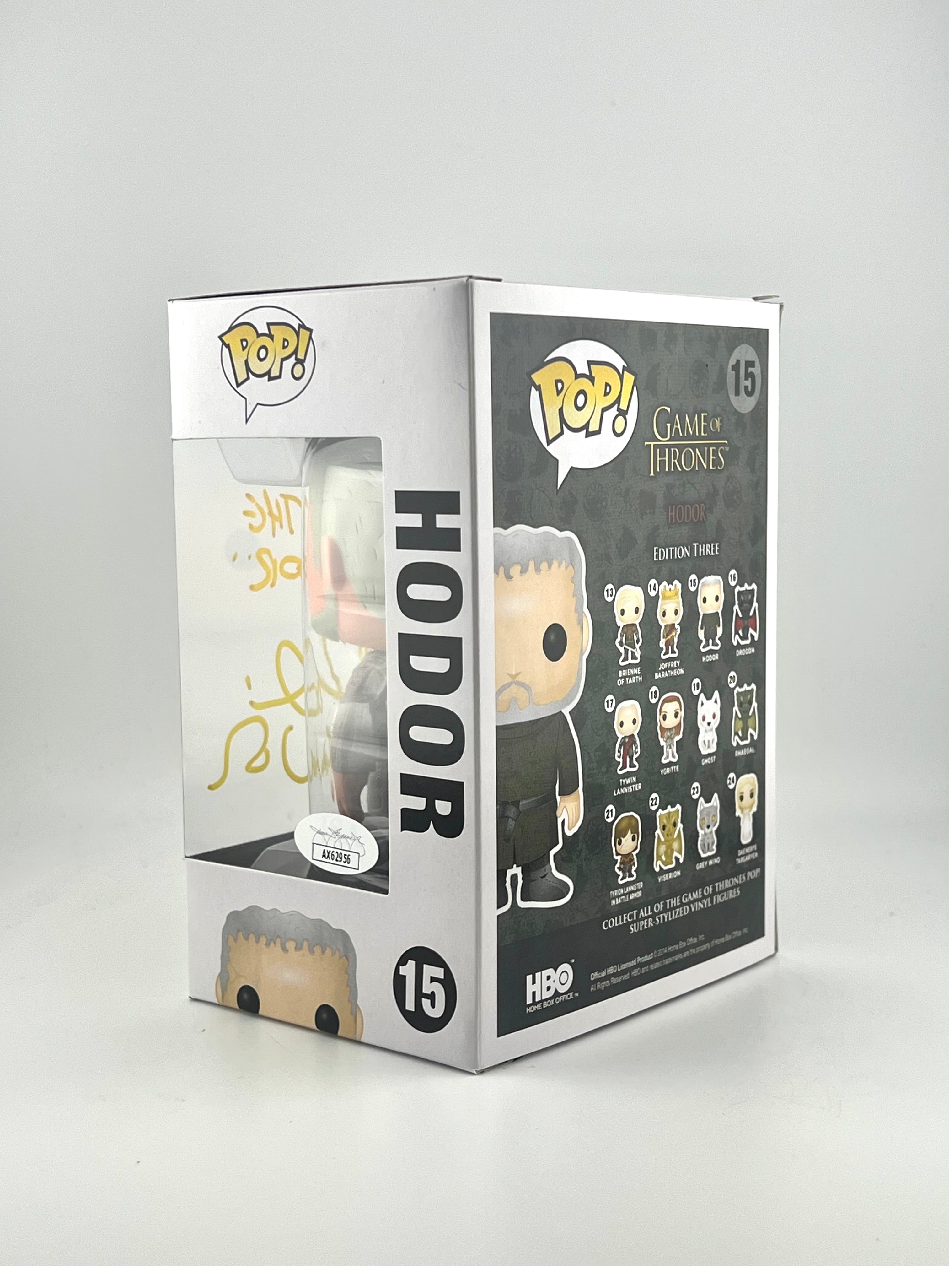 Funko Pop! HODOR 15 AUTO