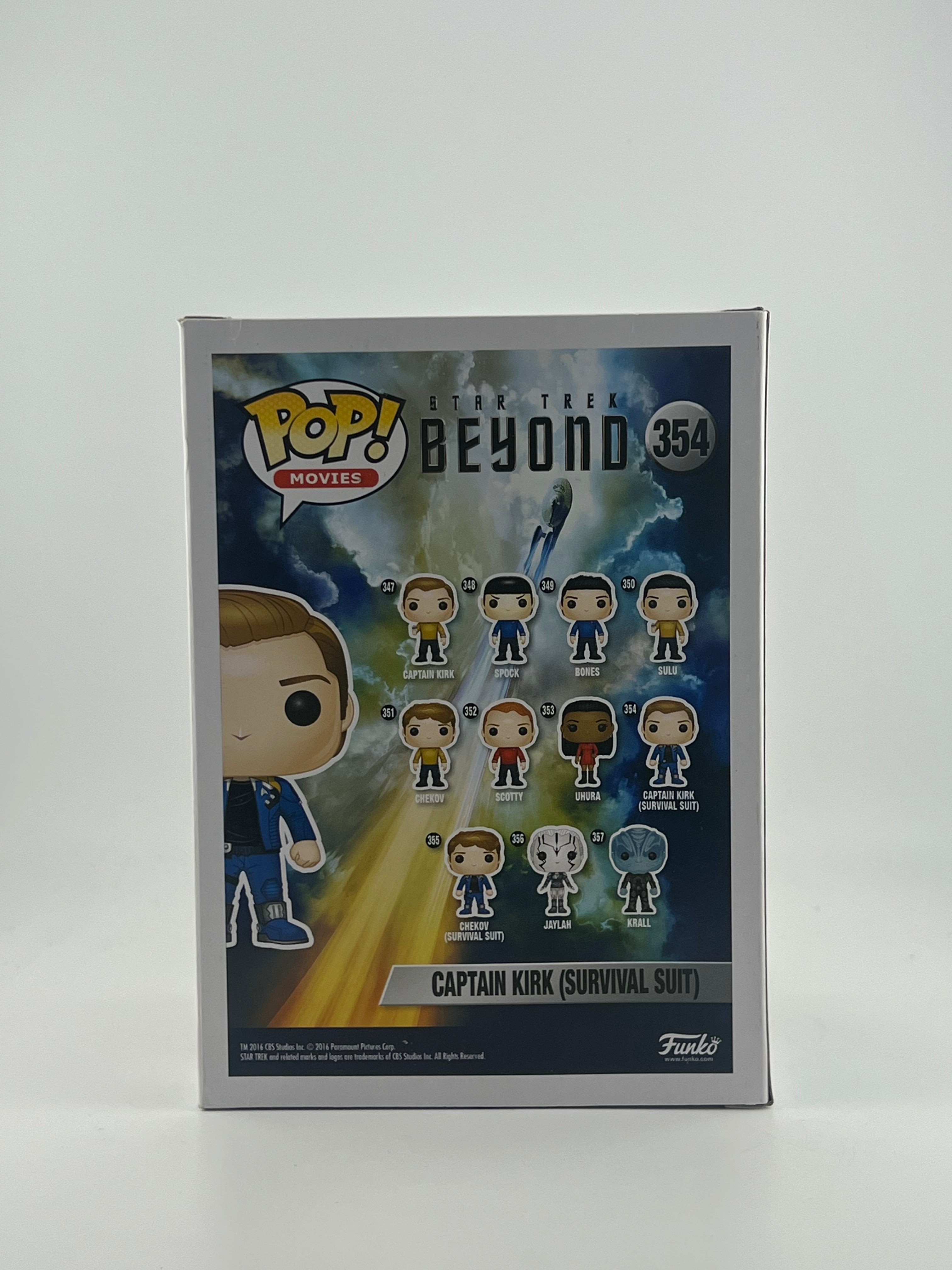 Funko Pop! CAPTAIN KIRK (SURVIVAL SUIT) 354 FYE EXCLUSIVE AUTO