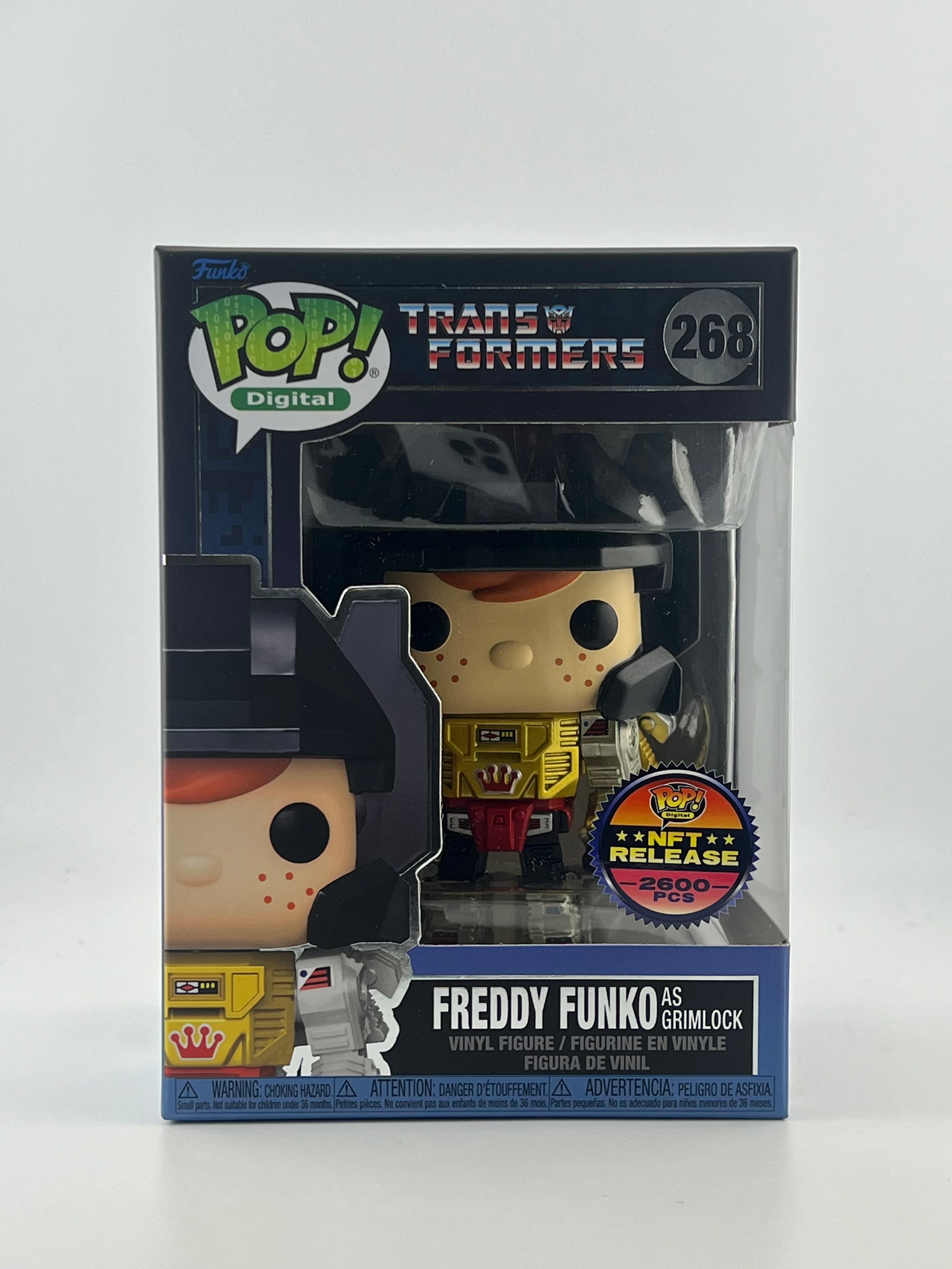 Funko Pop! FREDDY FUNKO AS GRIMLOCK 268 NFT LE2600