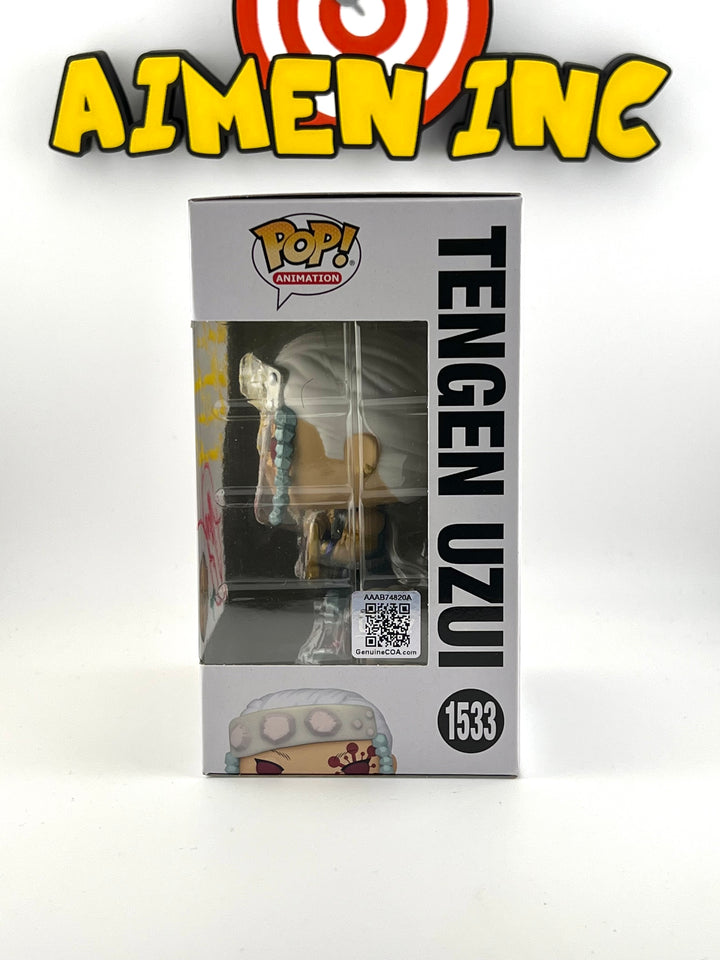 Tengen Uzui 1533 Chase - Autographed By Ray Chase + Certification - Demon Slayer - Funko Pop!