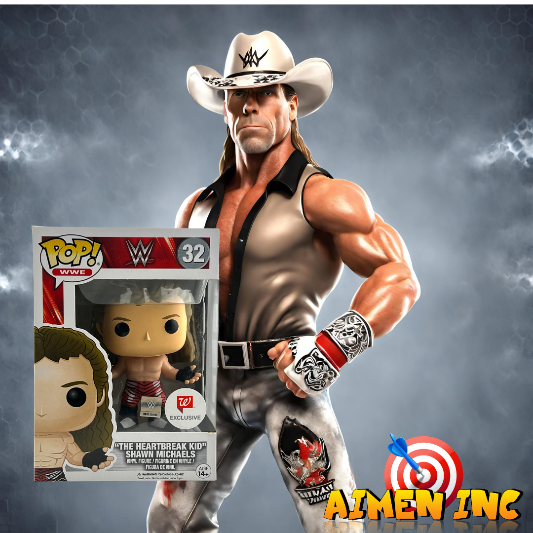 Funko Pop! “The Heartbreak” Shawn Michaels 32 - Walgreens Exclusive WW ...