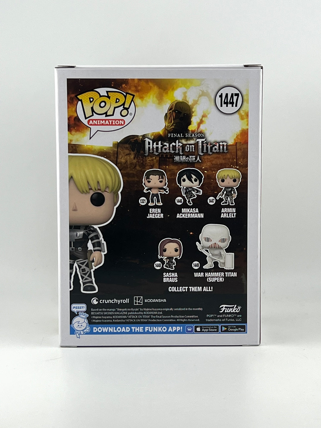 Funko Pop! Armin Arlelt 1447 Chase