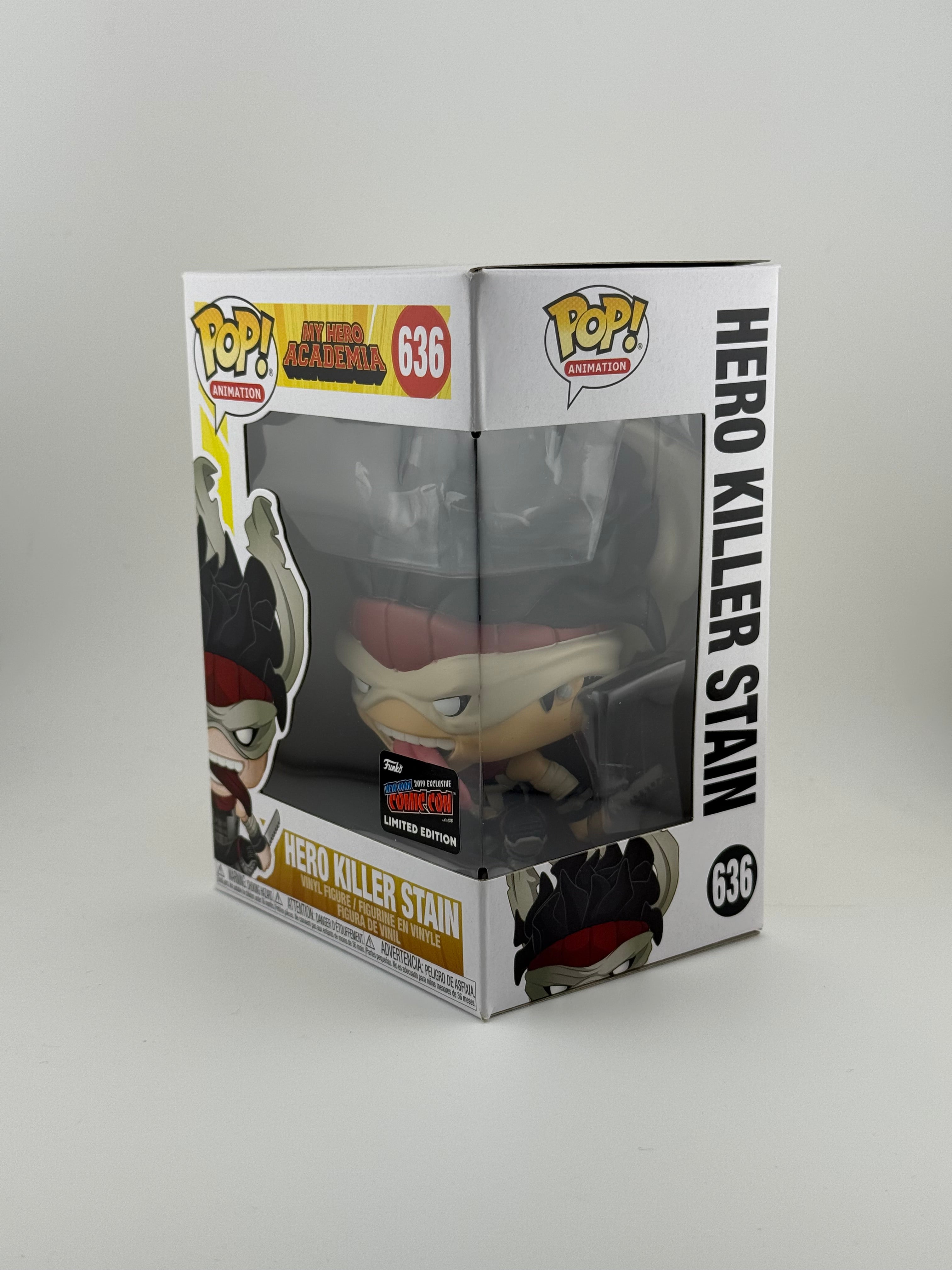 Funko Pop! Hero Killer Stain 636 2019 New York Comic Con Exclusive
