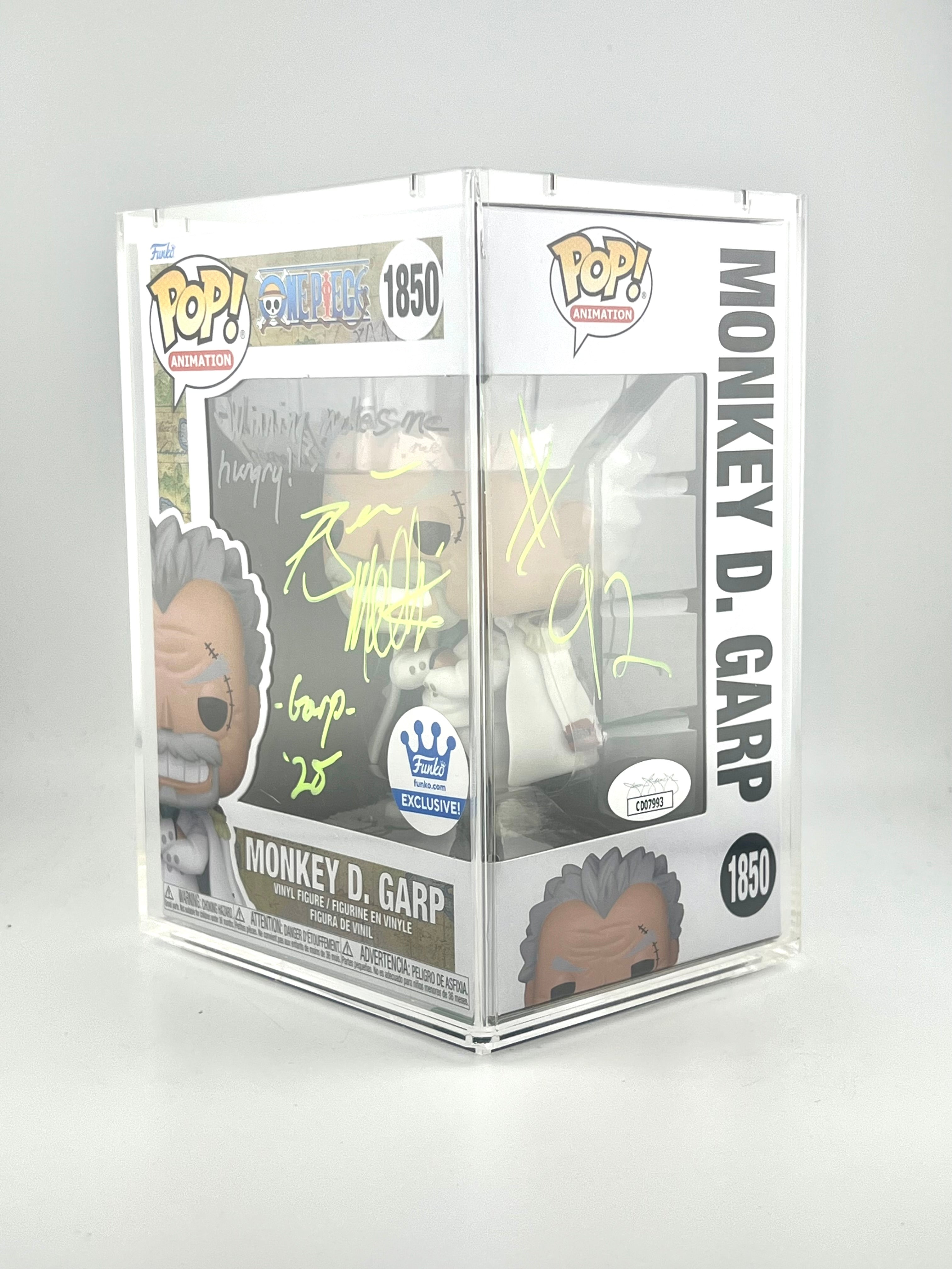 Funko Pop! MONKEY D. GARP 1850 FUNKO.COM EXCLUSIVE AUTO