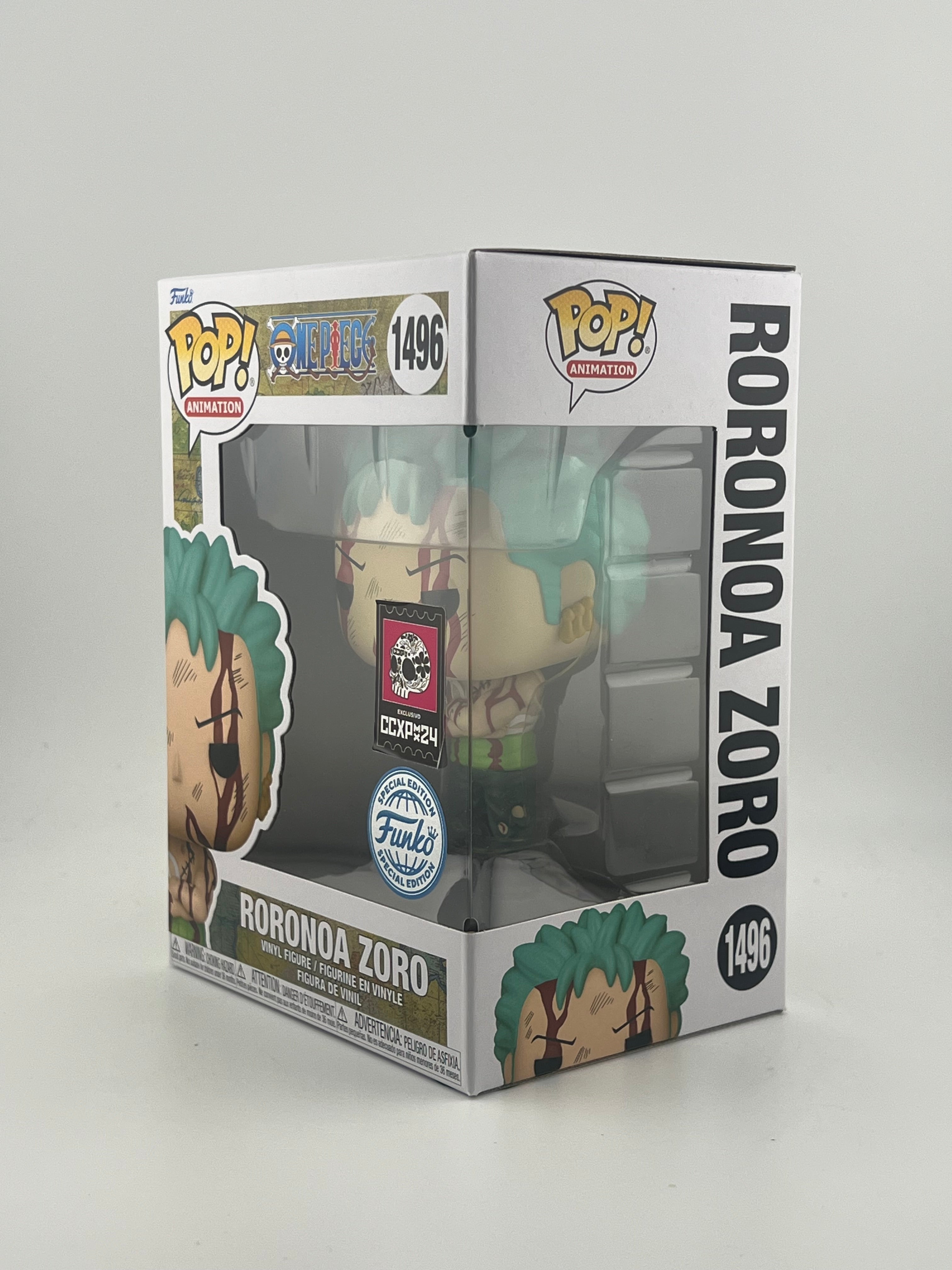 Funko Pop! RORONOA ZORO 1496 CCXP Special edition EXCLUSIVE
