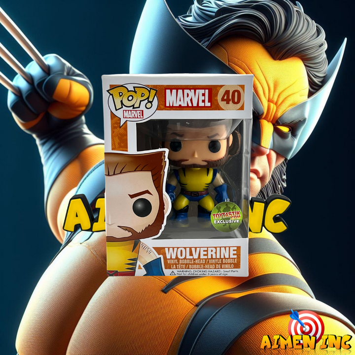 Funko Pop! Wolverine (Unmasked) 40 - Toytastik Exclusive - X-Men