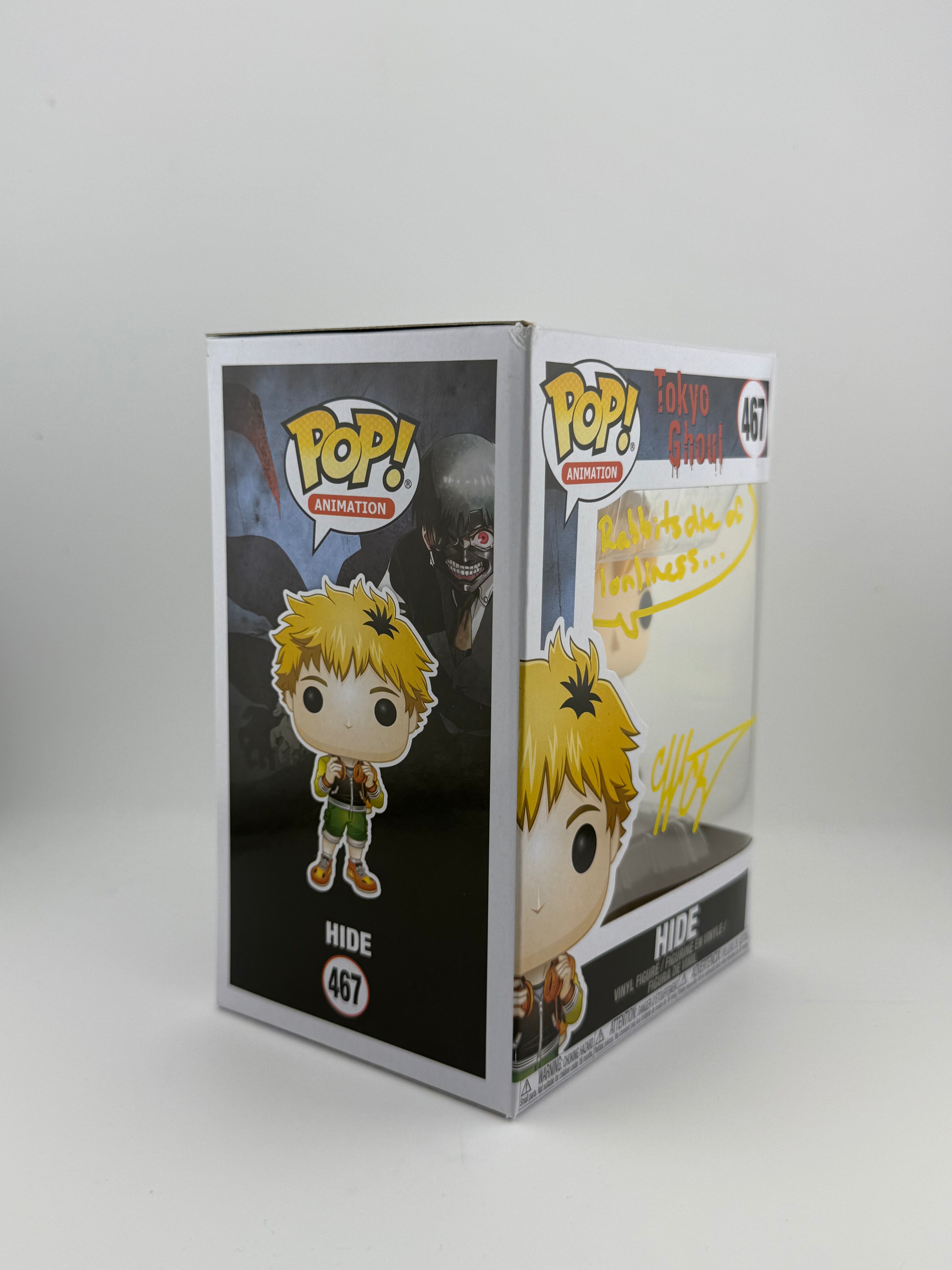 Funko POP! SIGNED HIDE 467 (CLIFFORD CHAPIN) + JSA