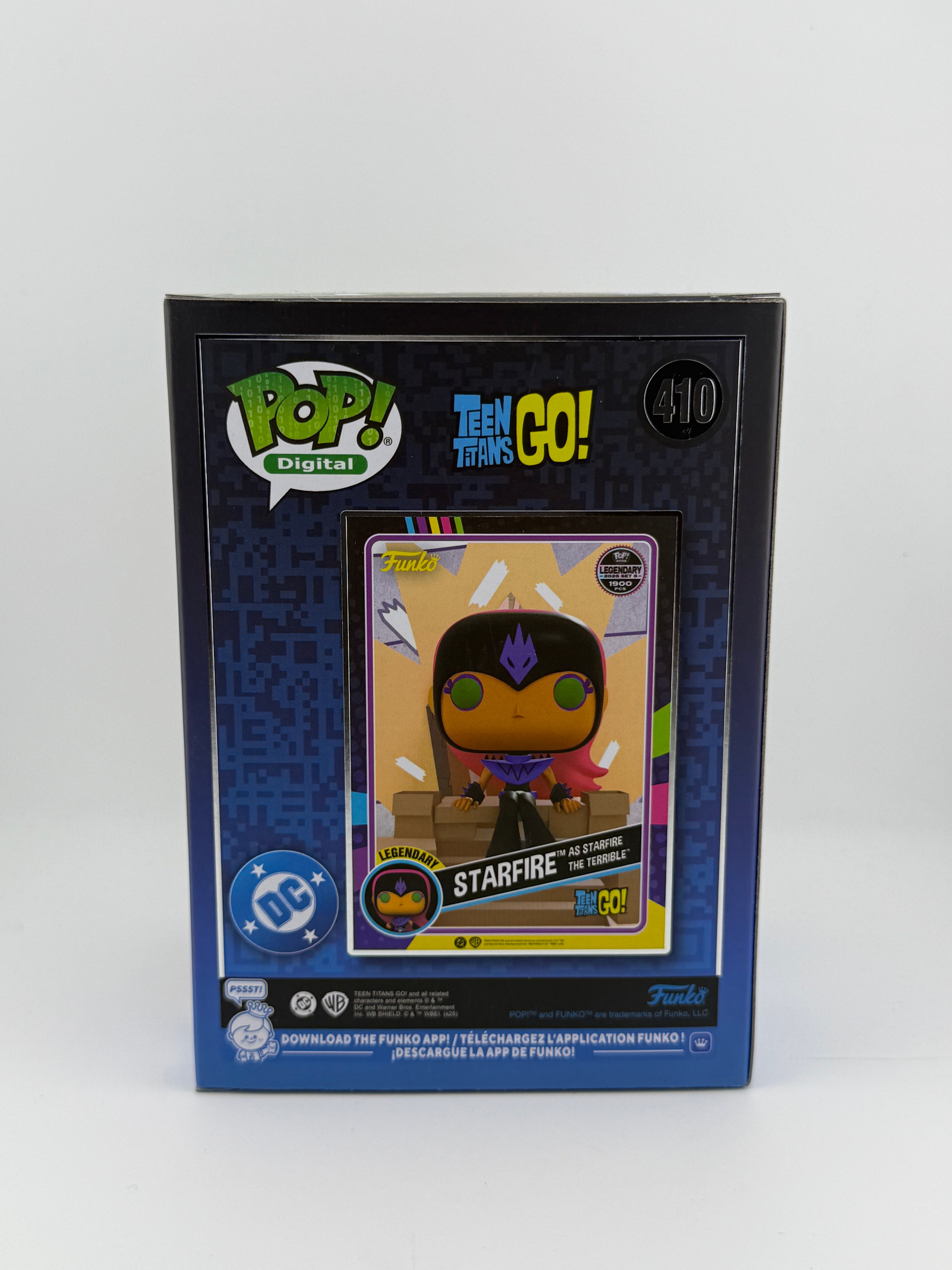 Funko POP! STARFIRE AS STARFIRE THE TERRIBLE 410 GITD NFT EXCLUSIVE LE 1096