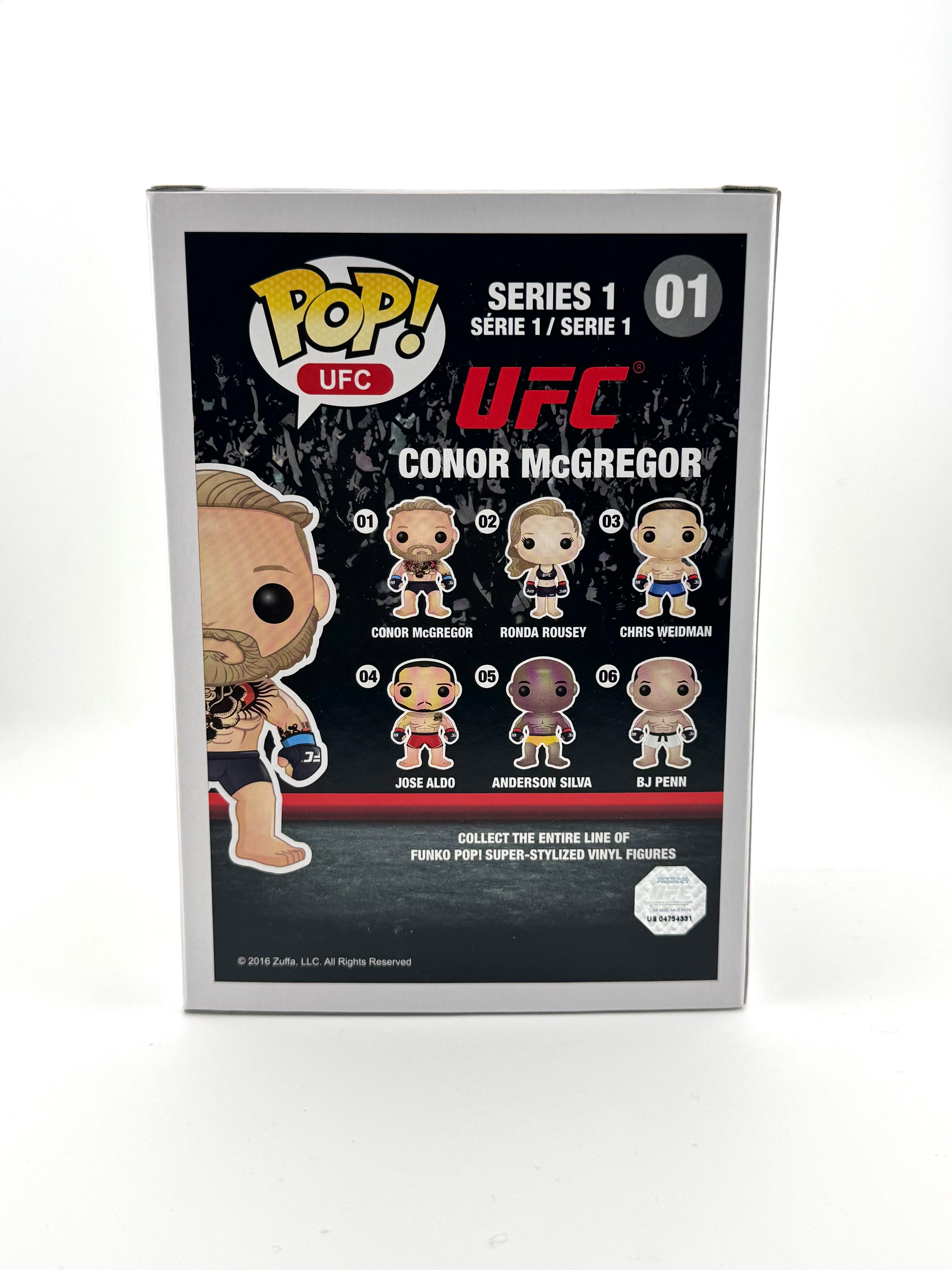 Funko Pop! CONOR MCGREGOR 01 Signed COA