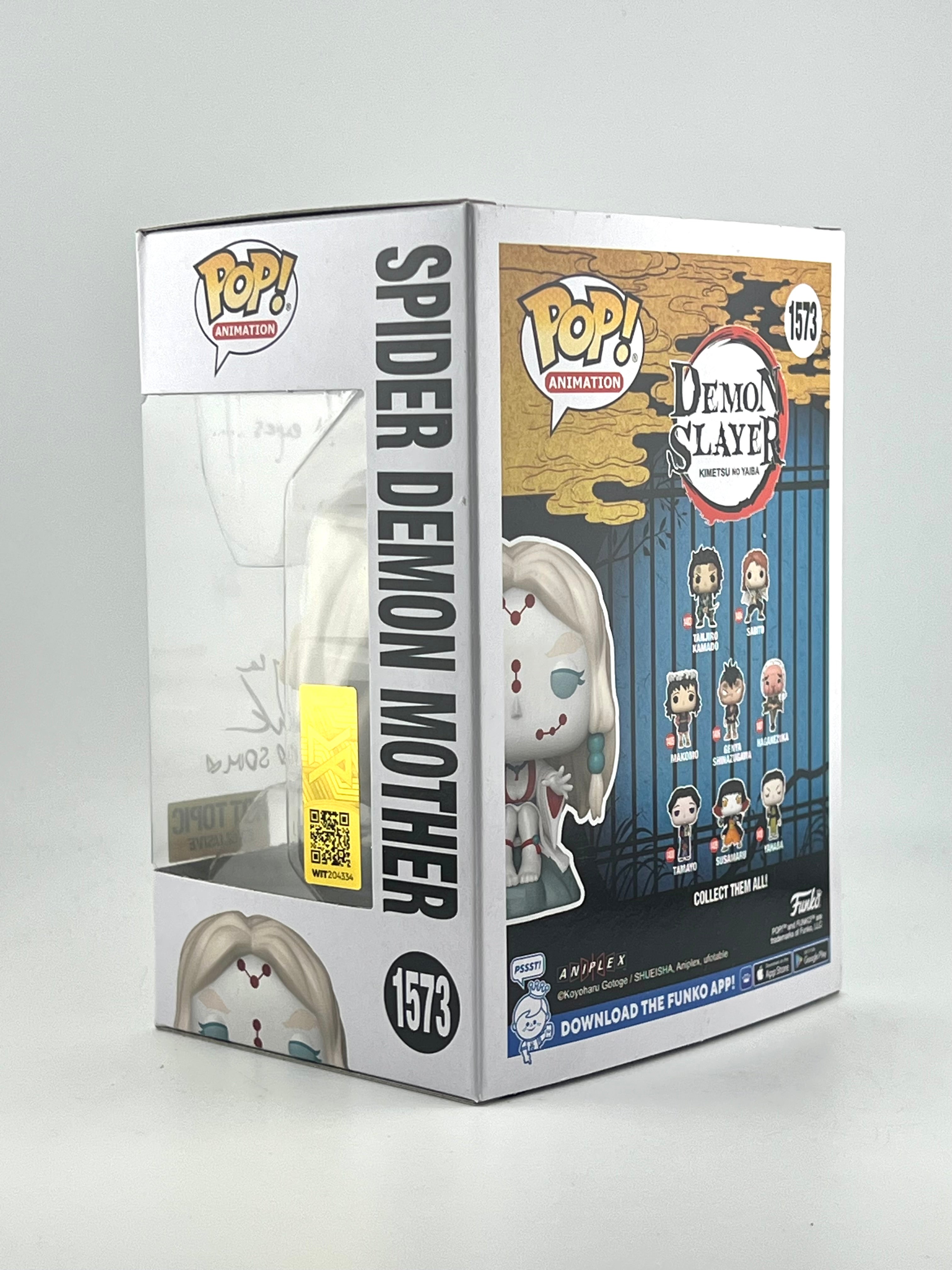 Funko Pop! SPIDER DEMON MOTHER 1573 AUTO HOT TOPIC EXCLUSIVE