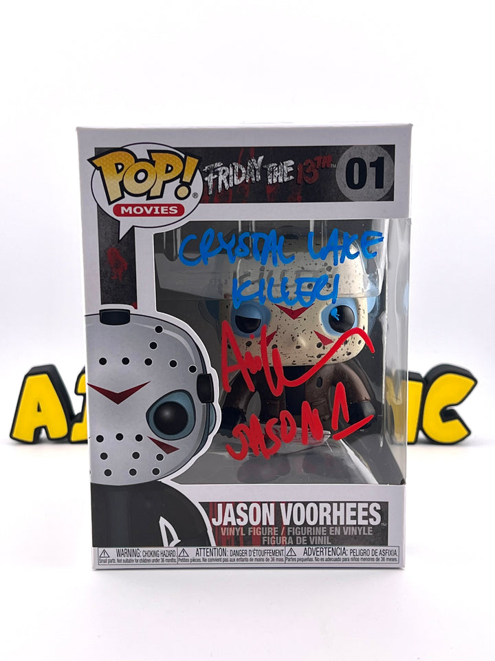 Funko Pop! Jason Voorhees 01 - Autographed And Quoted By Ari Lehman + Beckett Authentication