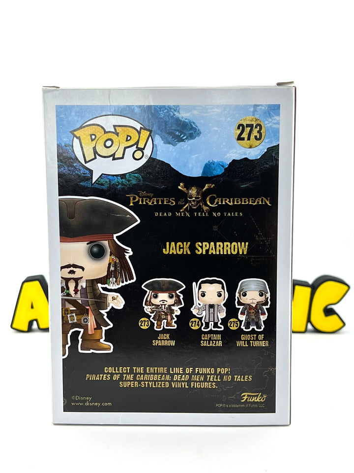 Funko Pop! Jack Sparrow 273 - Autographed by Johnny Depp JSA  + PSA/DNA Authentication - Hot Topic Exclusive - Pirates of The Caribbean