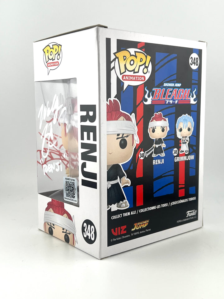 Funko Pop! Renji 348 Autographed by Kentarō Itō and Wally Wingert GENUINE COA AUTHENTICATED