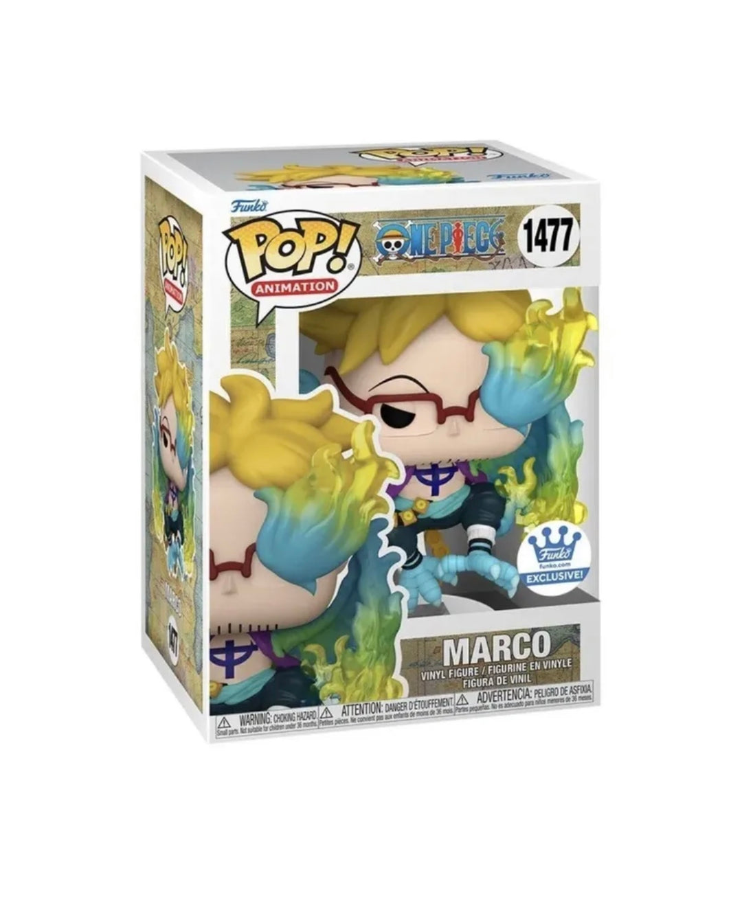 Funko Pop! Marco 1477 - Funko Exclusive Sticker - One Piece