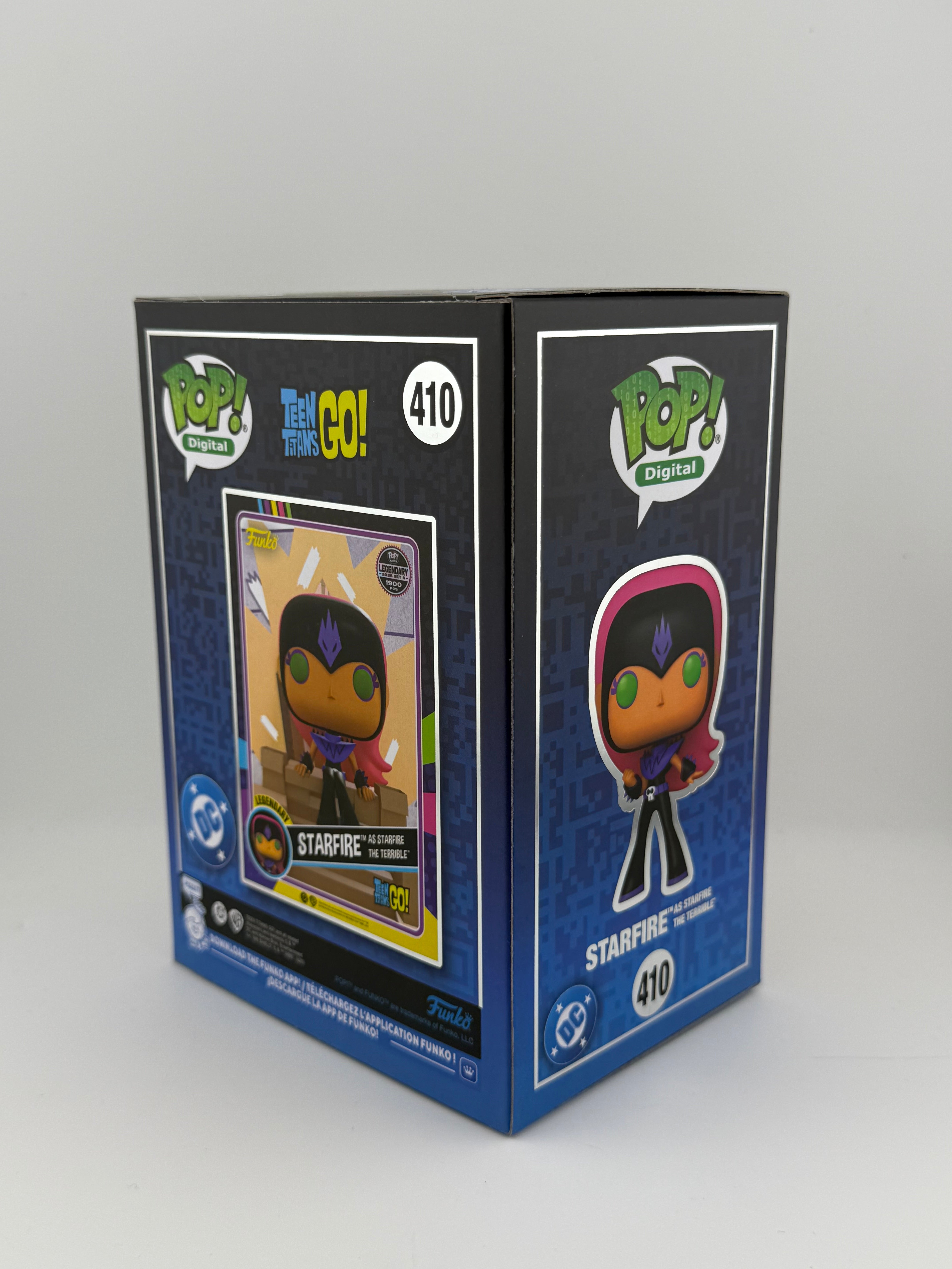 Funko POP! STARFIRE AS STARFIRE THE TERRIBLE 410 GITD NFT EXCLUSIVE LE 1096