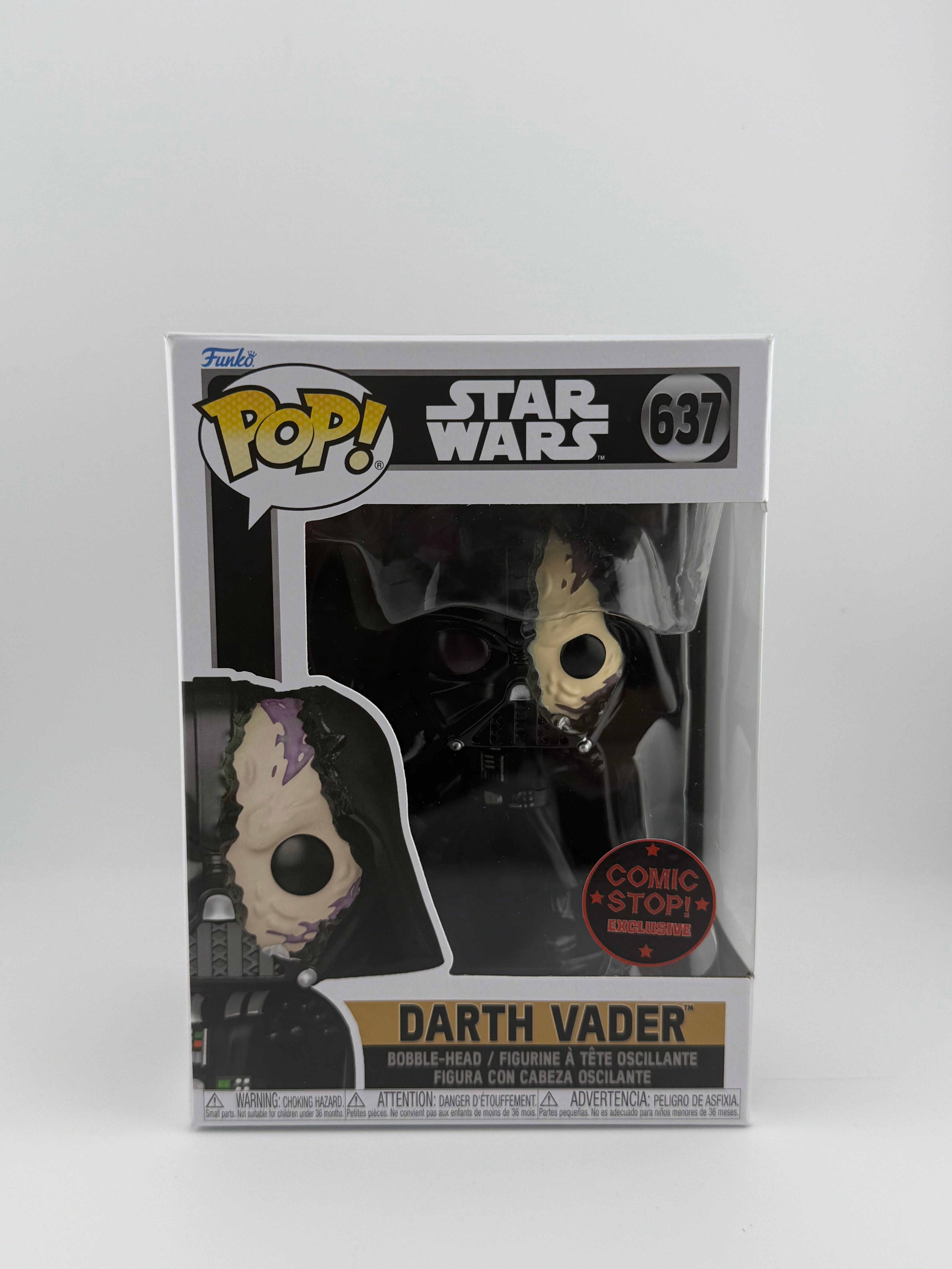 Funko POP! DARTH VADER 637 COMIC STOP EXCLUSIVE