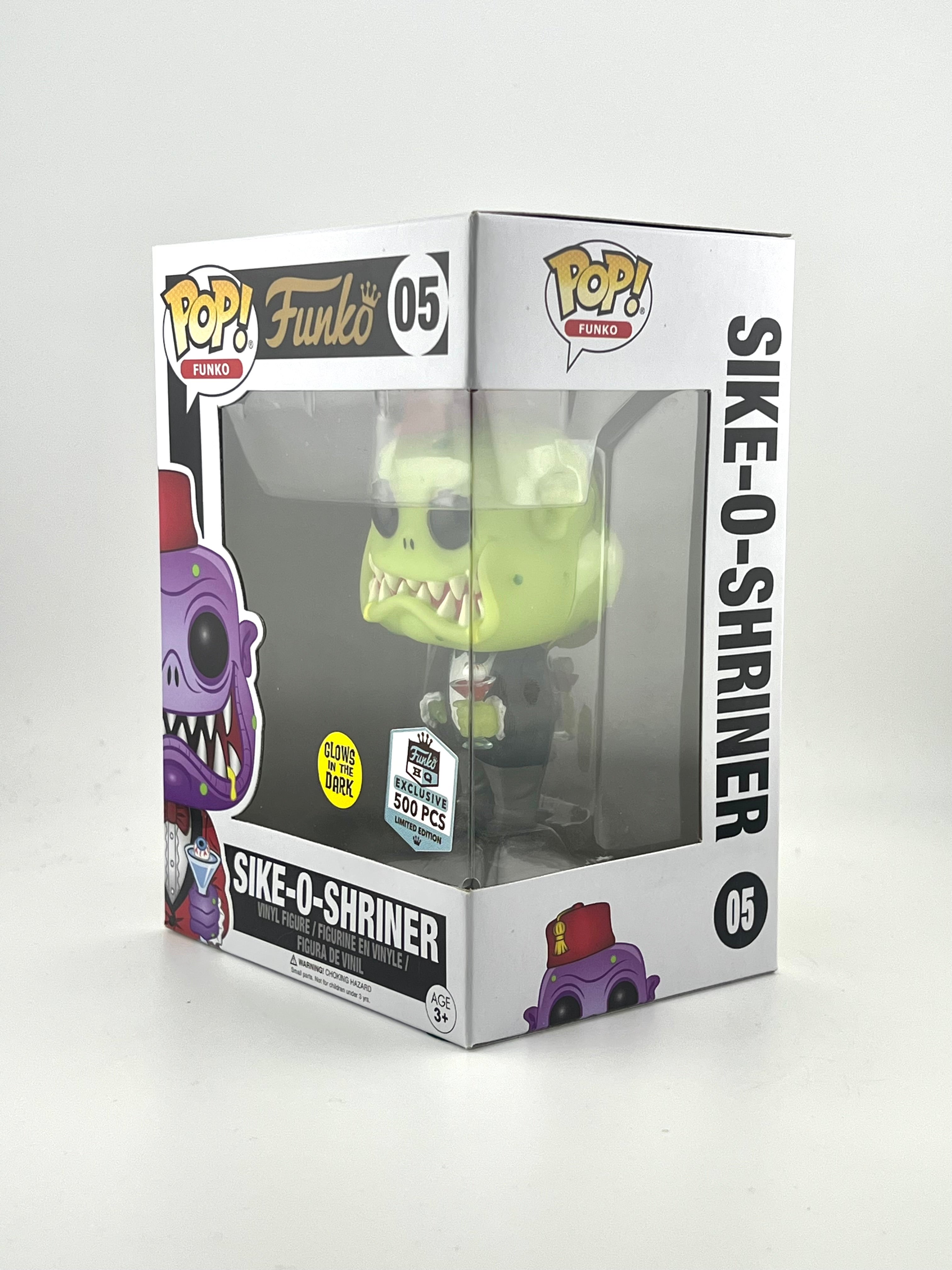 Funko Pop! SIKE-O-SHRINER 05 GITD FUNKO HQ le500 EXCLUSIVE
