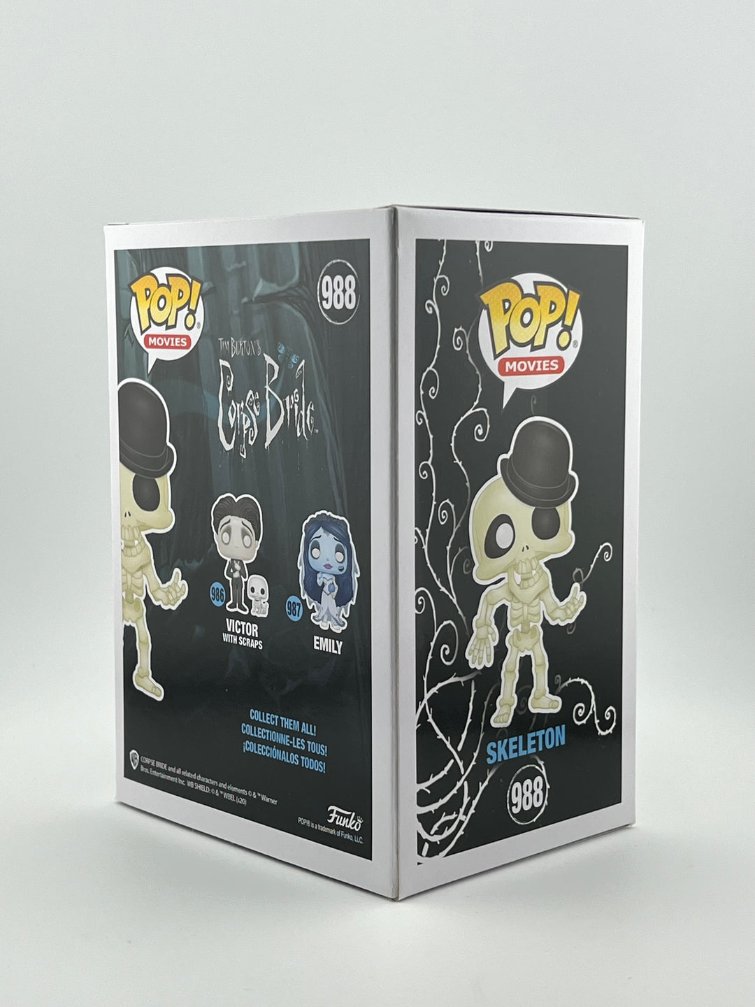 Funko Pop! Corpse Bride: Skeleton 988 chase (Funko exclusive)