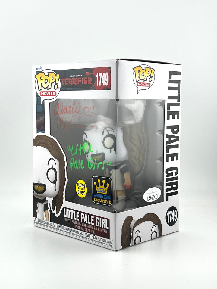 Funko Pop! Little Pale Girl 1749 Autograph By Amelie McLain JSA Authenticated