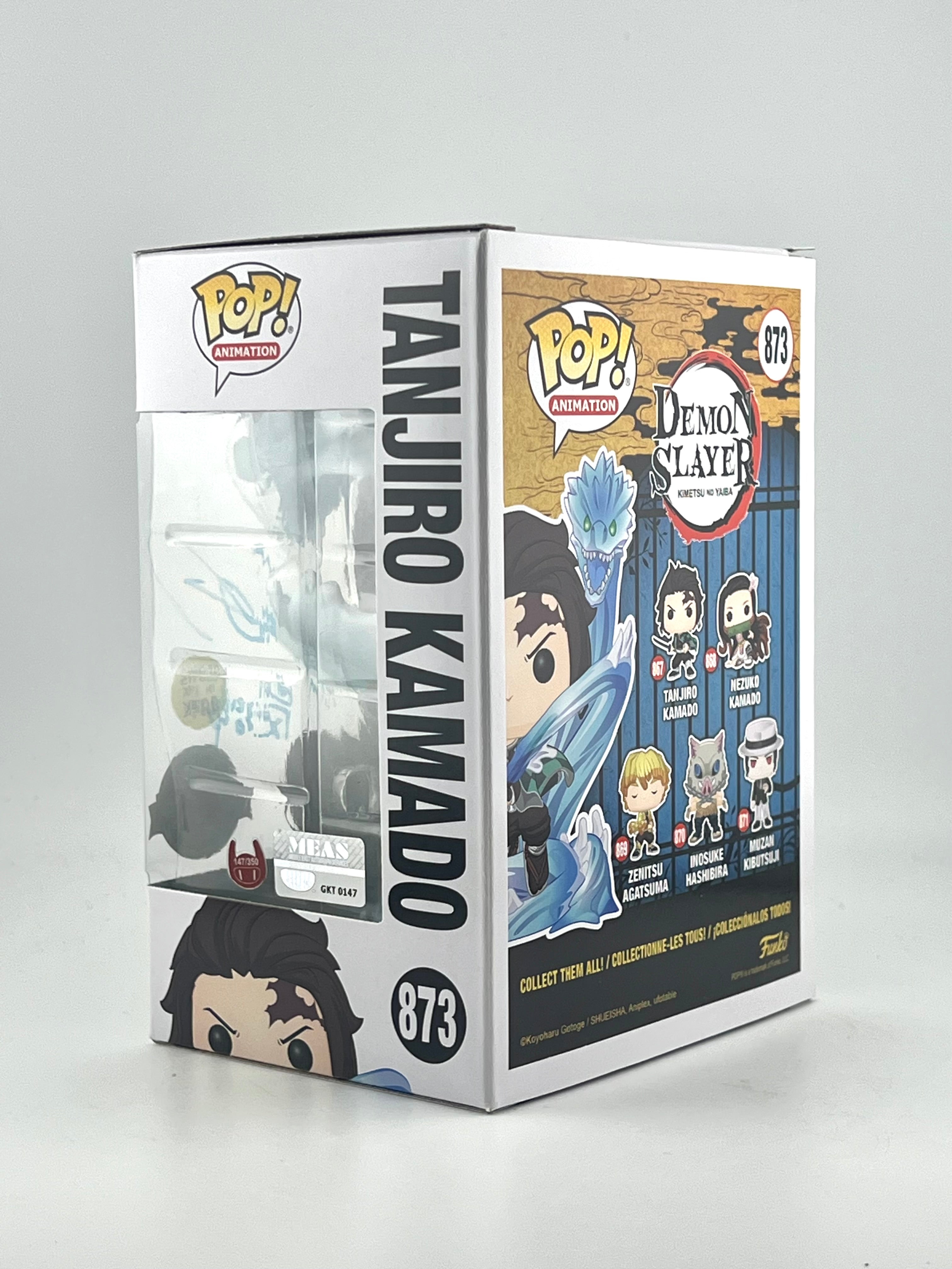 Funko Pop! TANJIRO KAMADO 873 GITD SPECIAL EDITION AUTO
