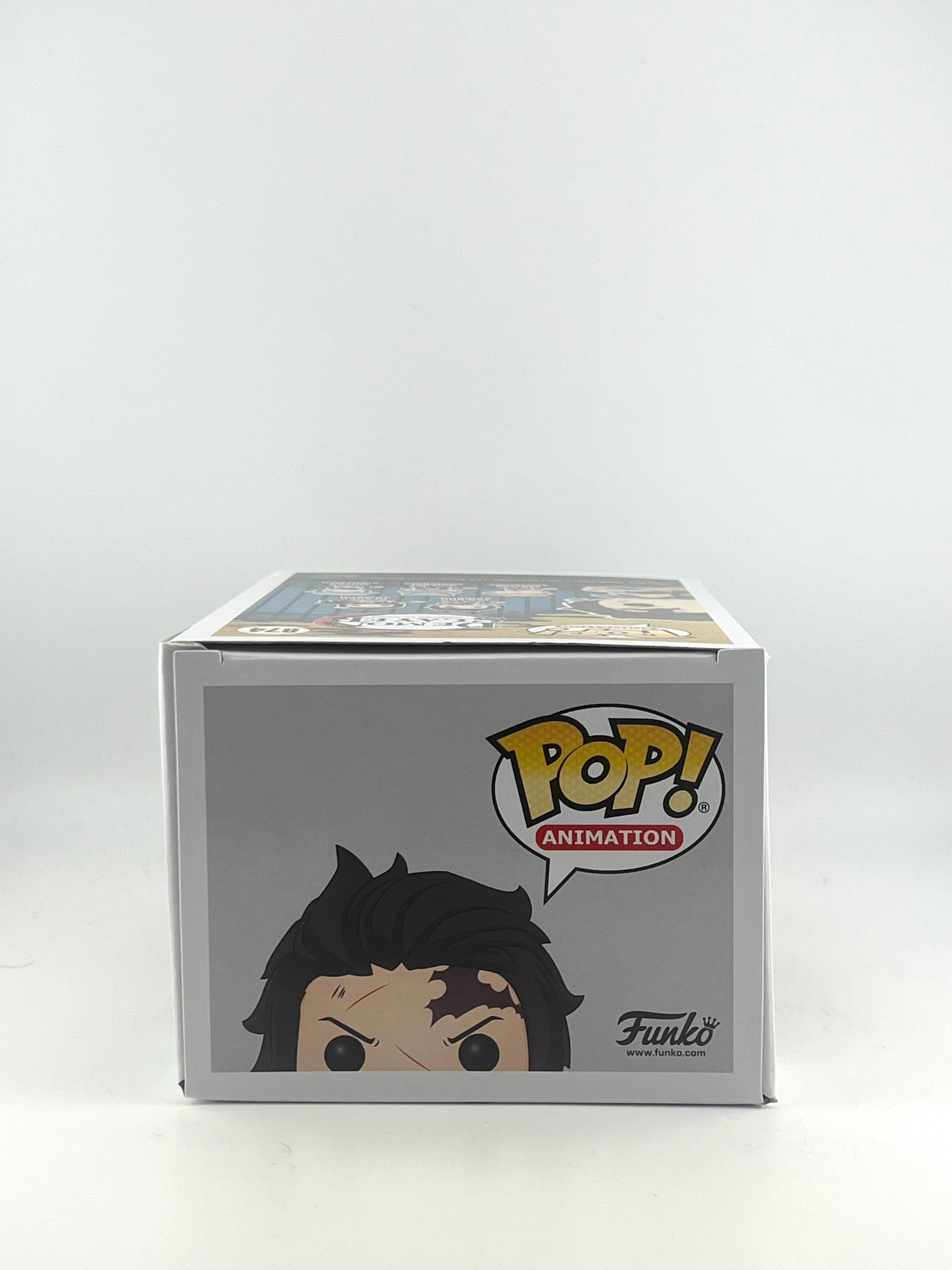 FUNKO POP! TANJIRO KAMADO 874 GLOW CHASE Signed + PSA