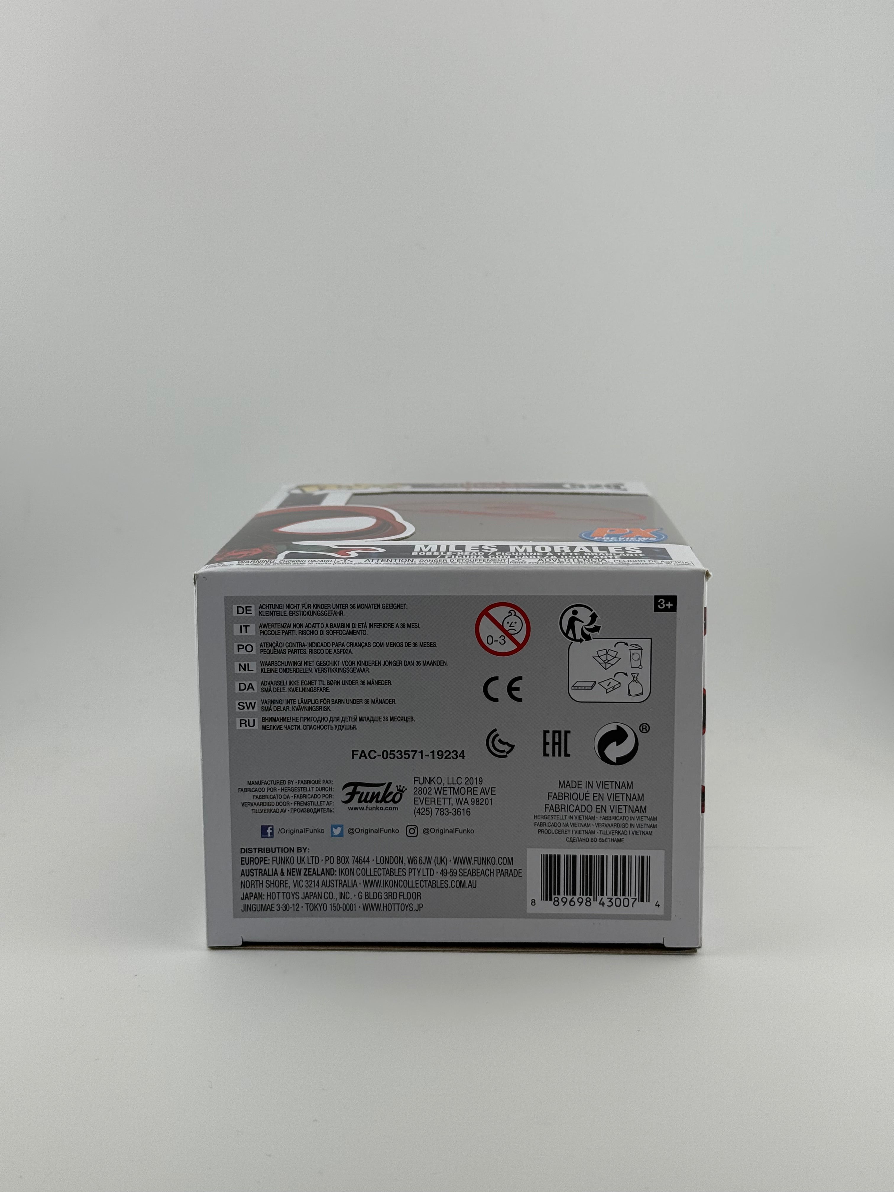 Funko Pop! Miles Morales 529 signed/autograph by Shameik Moore JSA AUthenticated