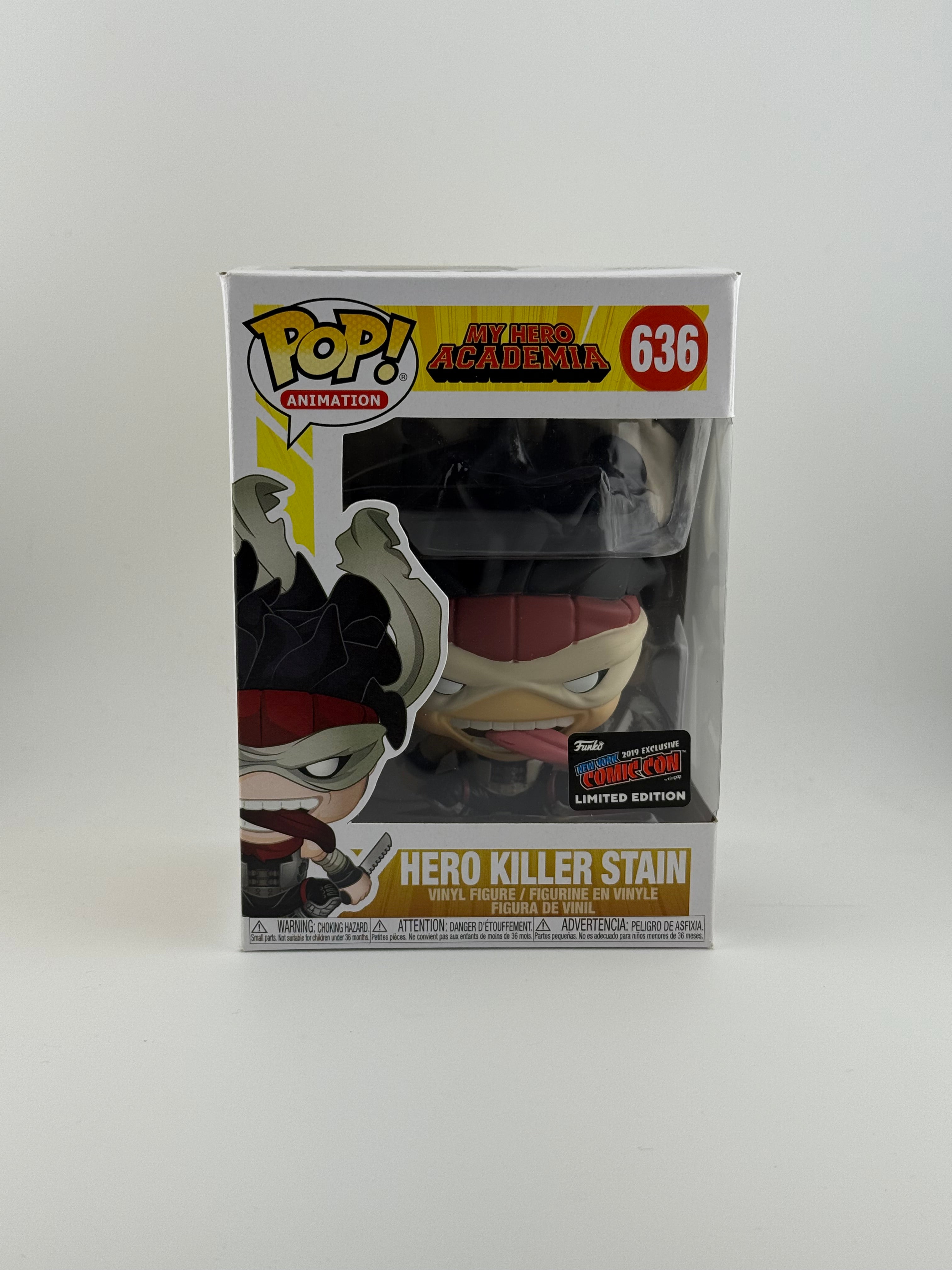 Funko Pop! Hero Killer Stain 636 2019 New York Comic Con Exclusive