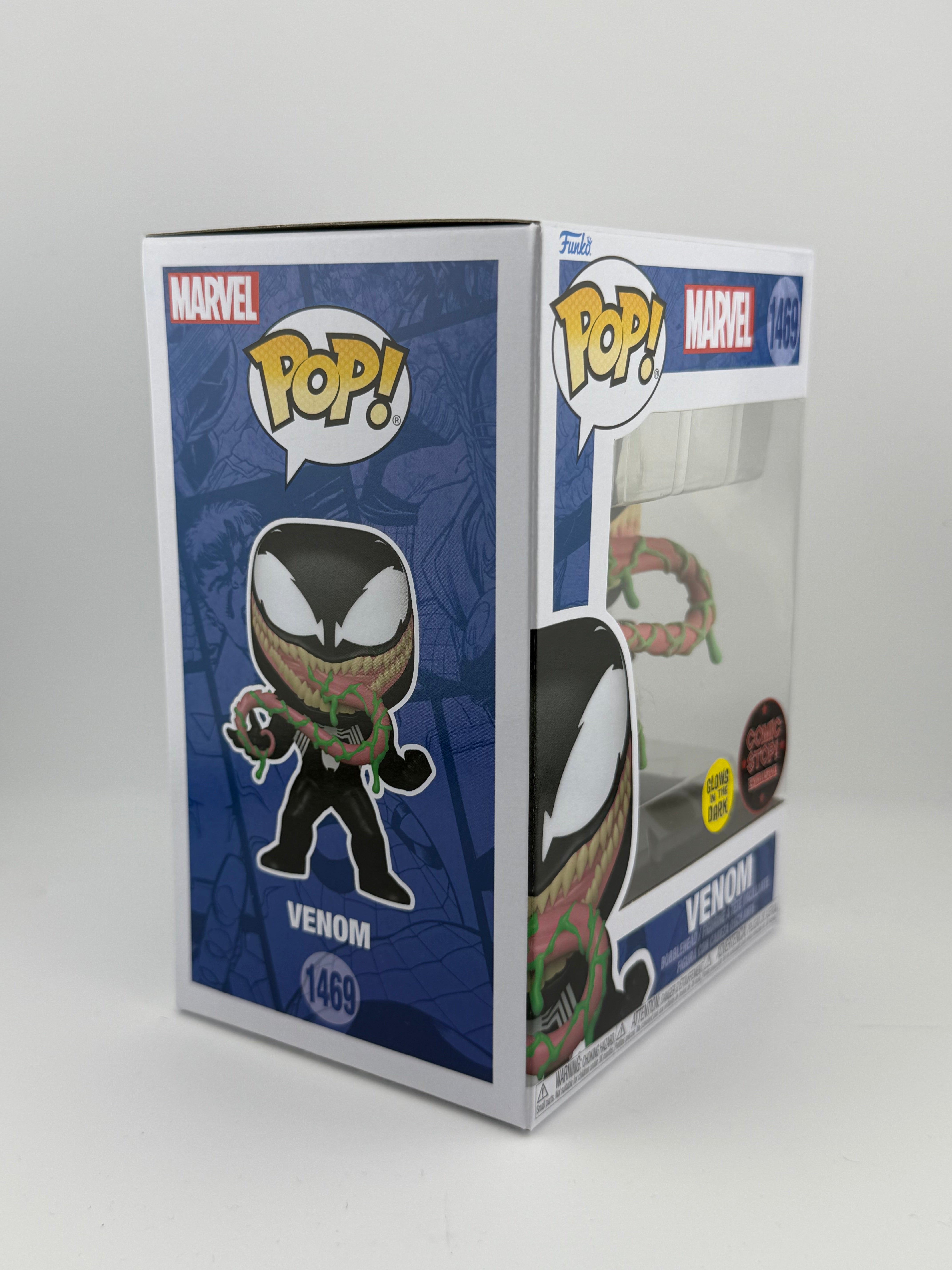 Funko POP! VENOM 1469 GITD COMIC STOP EXCLUSIVE